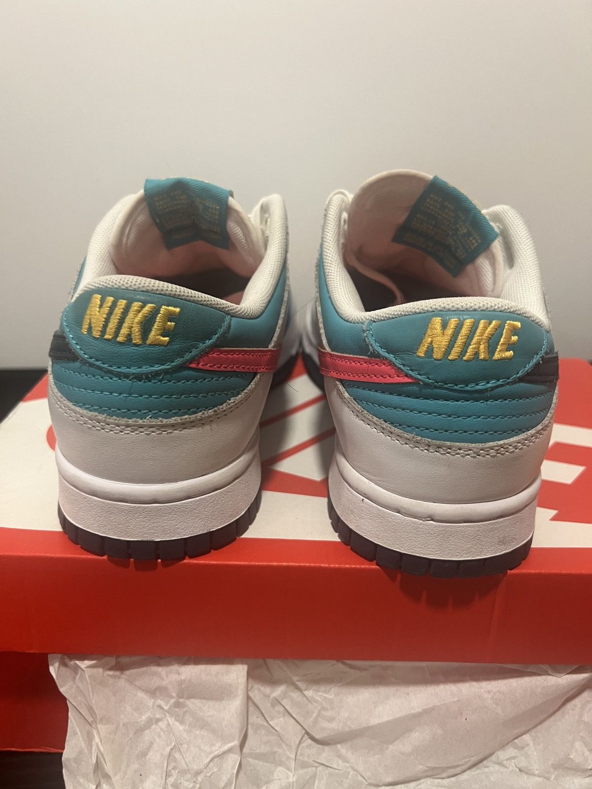 Nike SIZE 8 MEN - Nike Dunk Low Retro Dusty Cactus Thunder Blue Size US 8 / EU 41 - 5 Thumbnail
