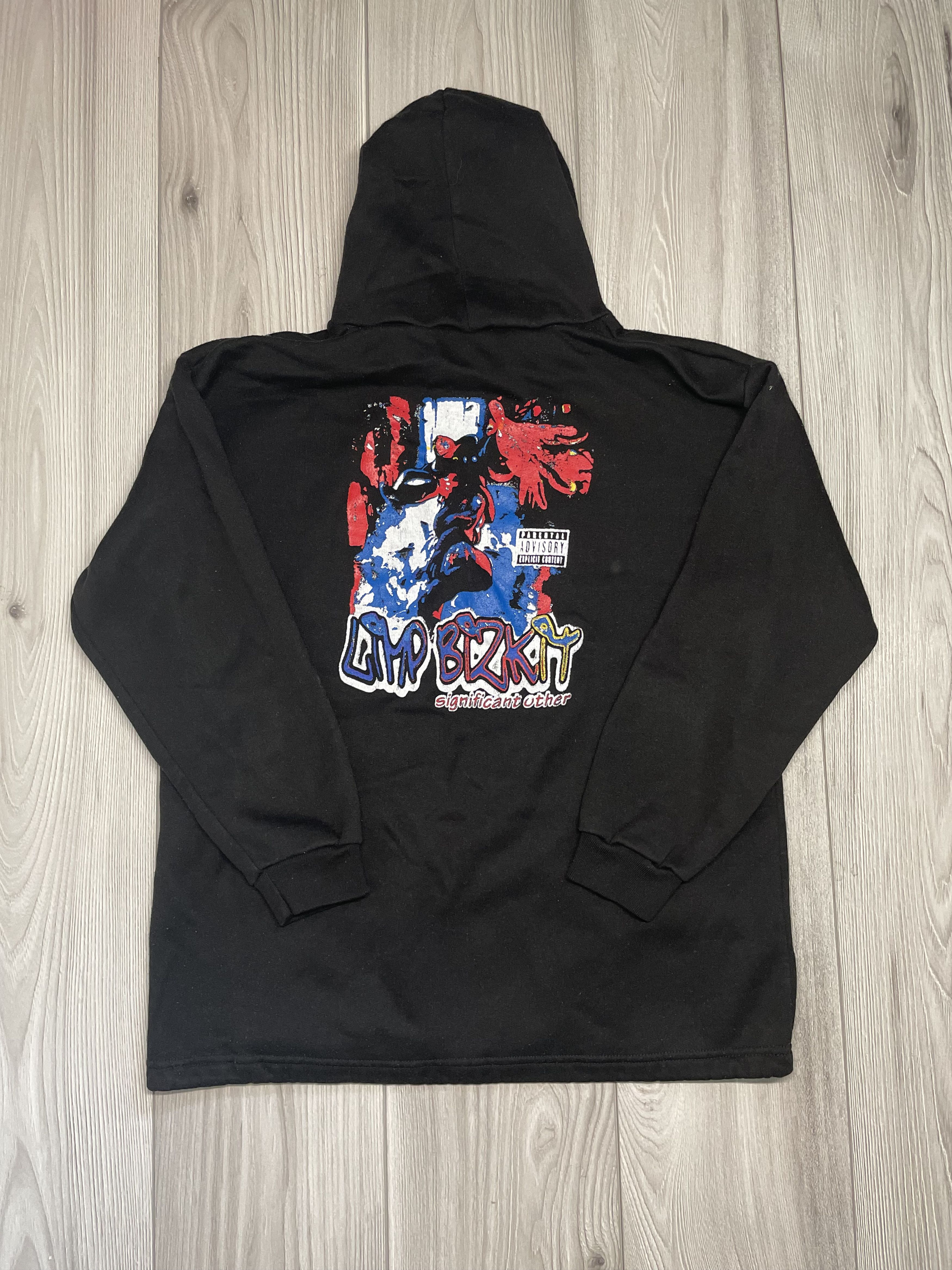 image of Band Tees x Vintage 90's Limp Bizkit Significant Other Hoodie in Black, Men's (Size Medium)