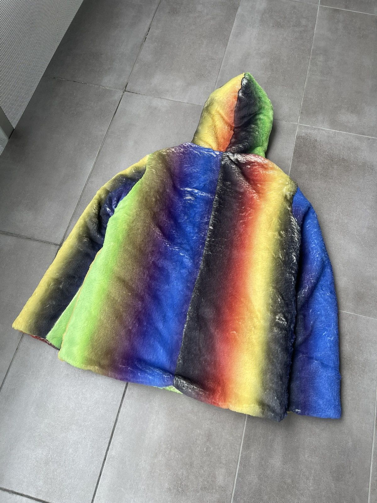Other UK !DS! SS23 AGR Gradient Faux Fur Jacket Size US M / EU 48-50 / 2 - 12 Thumbnail