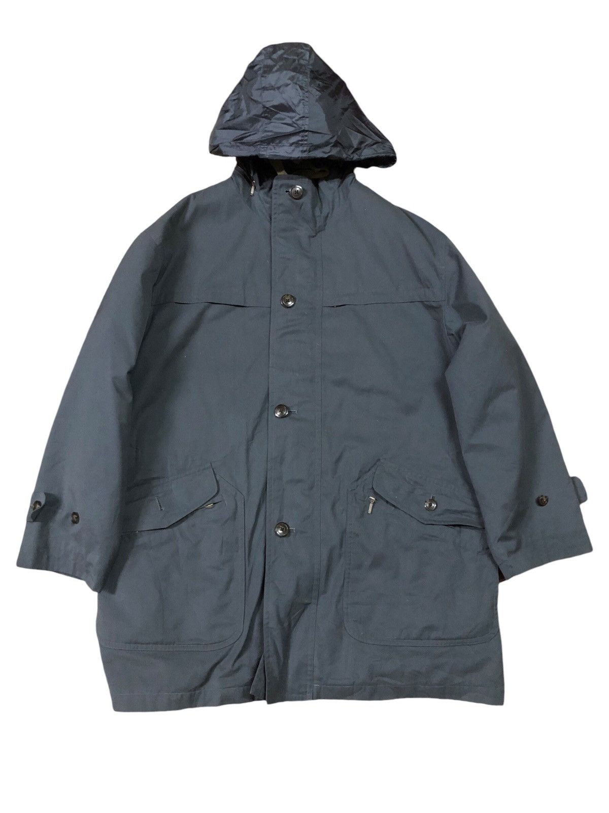Burberry × Vintage Vintage Burberry Nova Check Lining Parkas Hunting Jacket Size US L / EU 52-54 / 3 - 2 Thumbnail