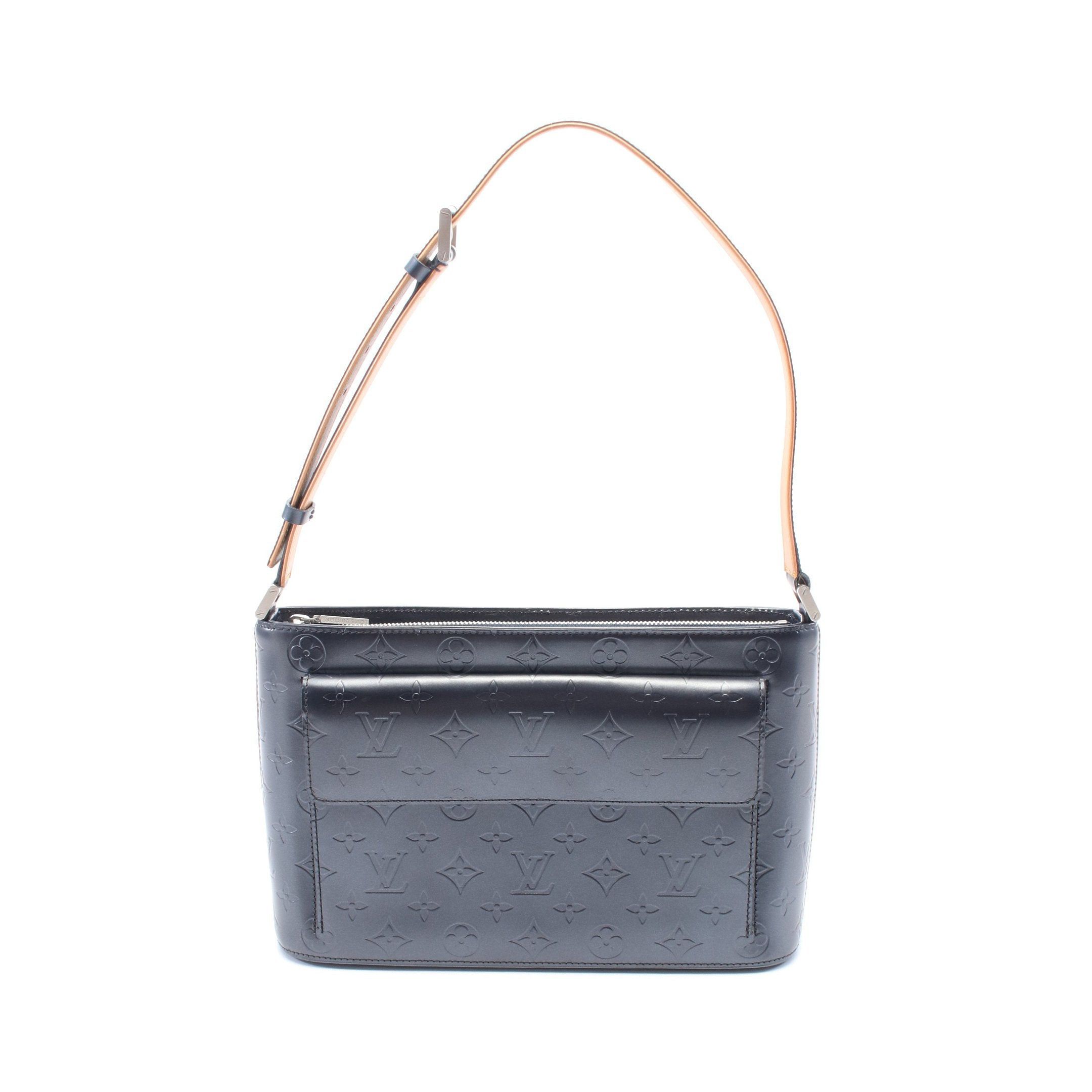 Louis Vuitton Alston Monogram Mat Blue Shoulder Bag Leather Navy, Women's