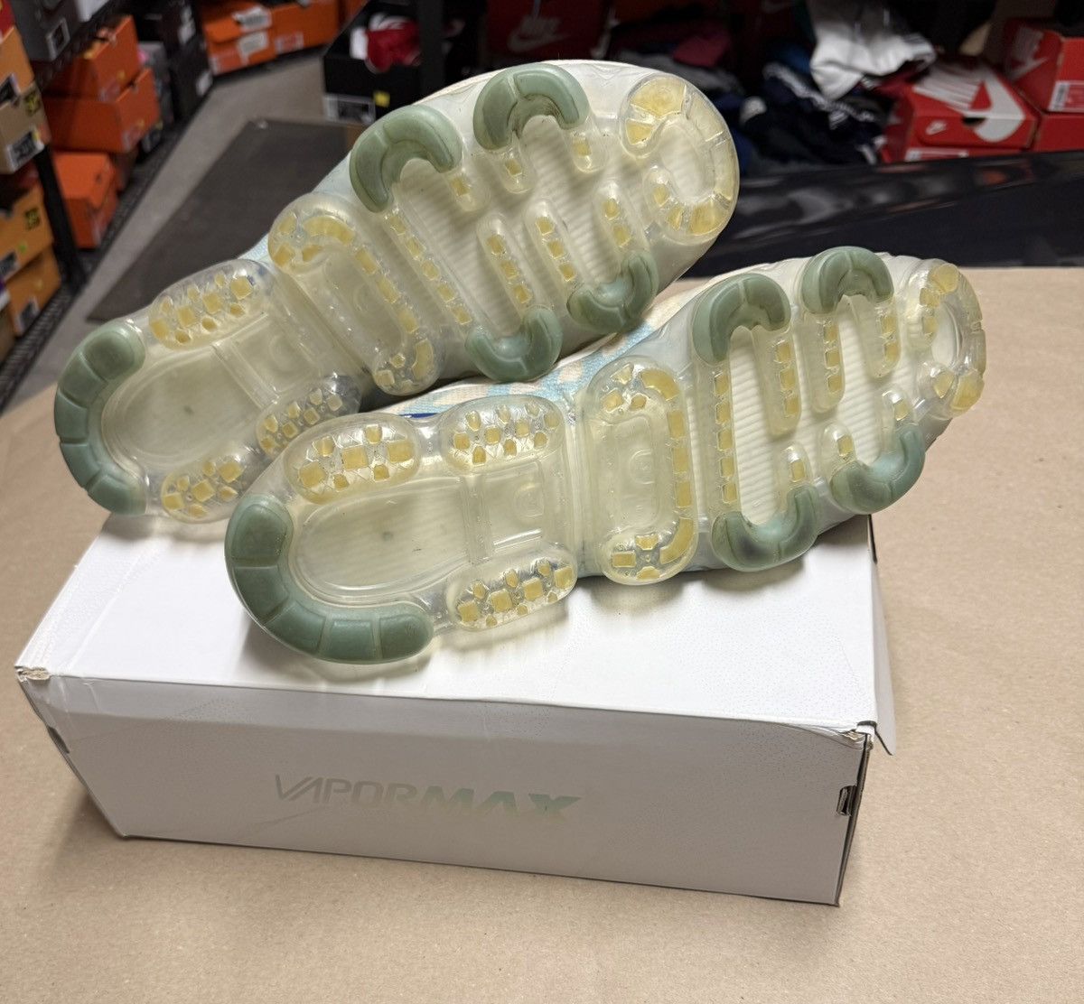 Nike Nike Air Vapormax 2019 SE Wolf Grey Blue men’s size 14 Rare! Size US 14 / EU 47 - 5 Thumbnail
