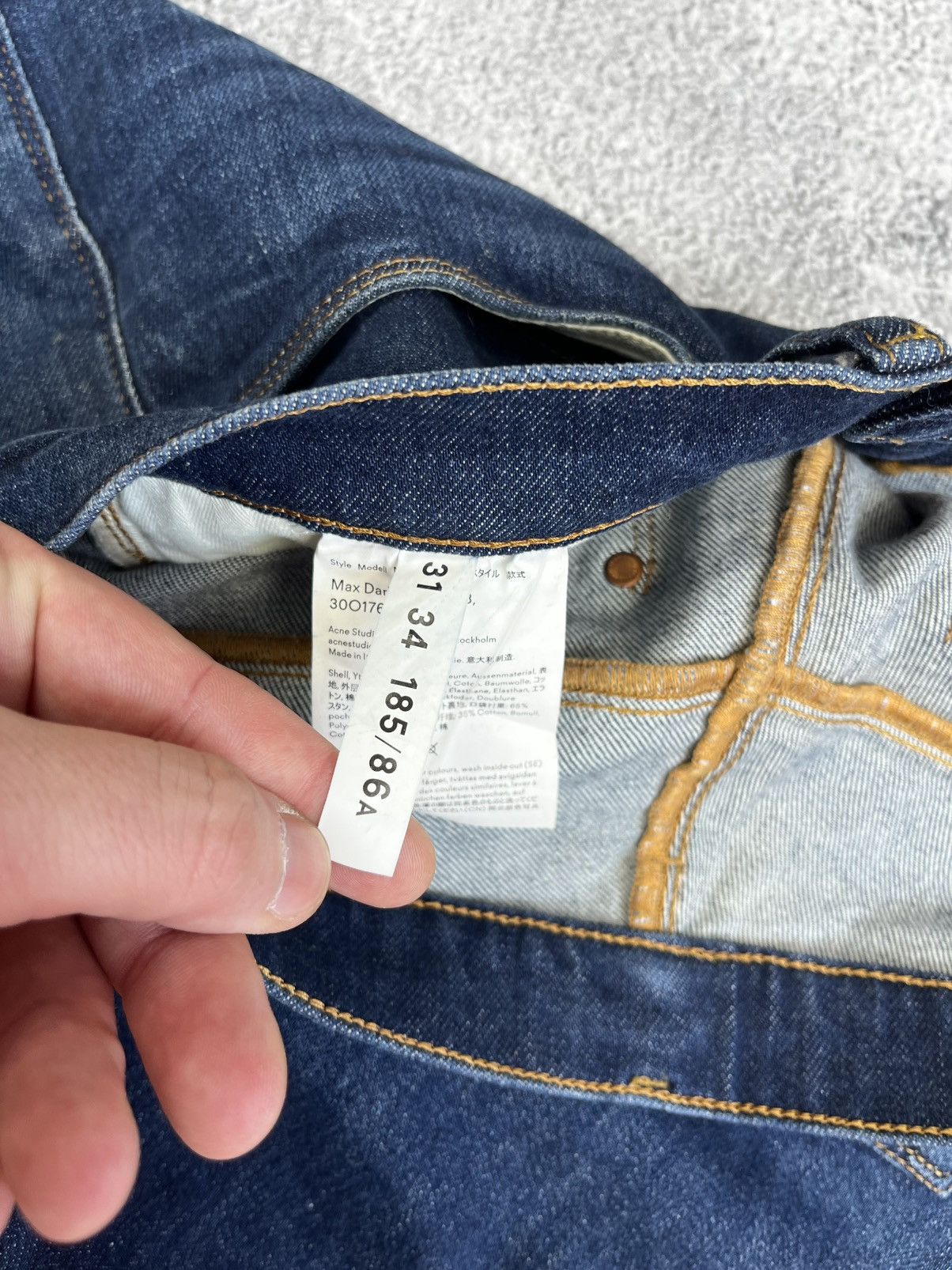 Other Acne studios denim pants Size US 31 - 11 Thumbnail