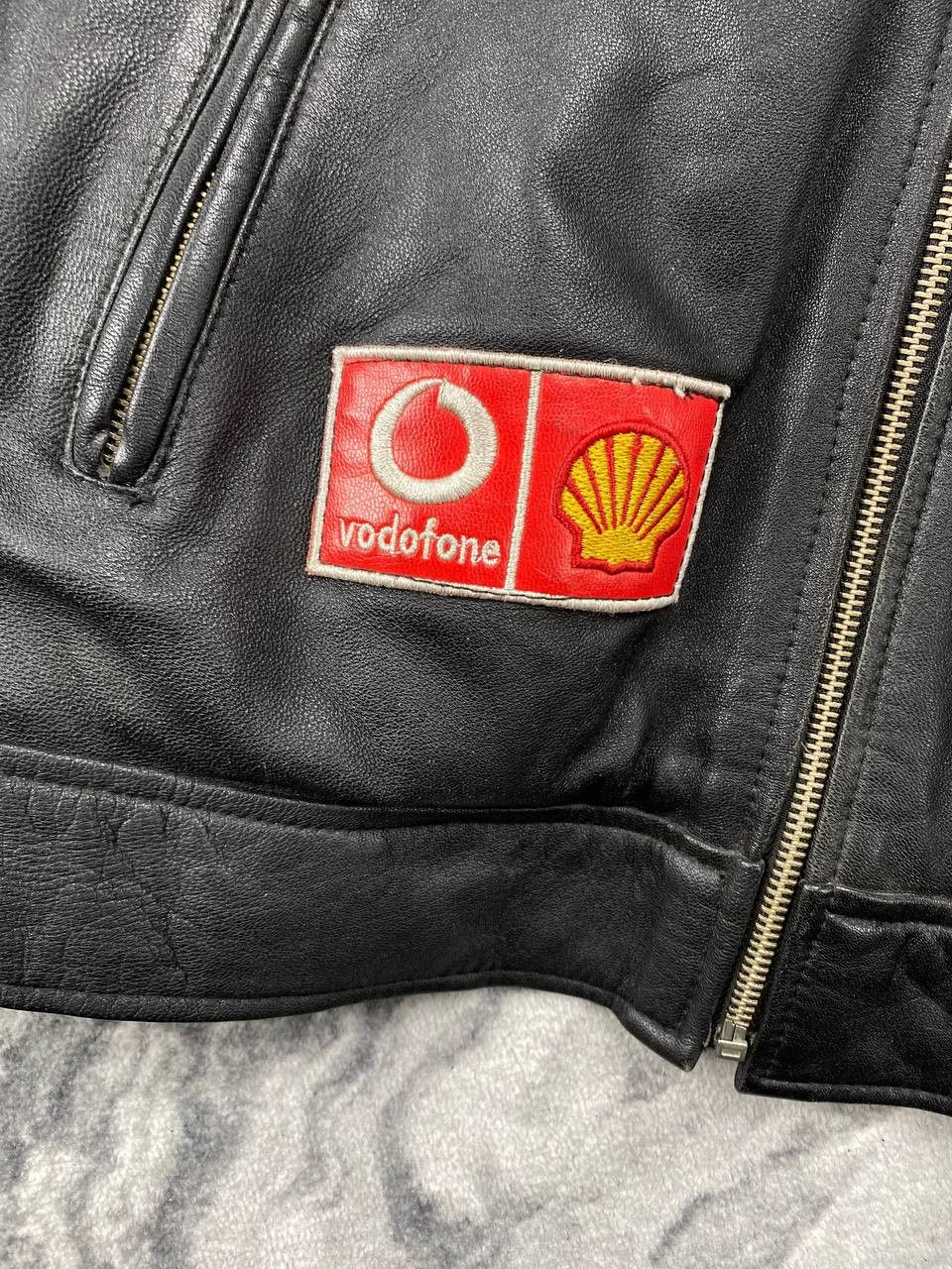 Ferrari Vintage Ferrari Racing Leather Jacket F1 Big Logo Men Size US XL / EU 56 / 4 - 4 Thumbnail