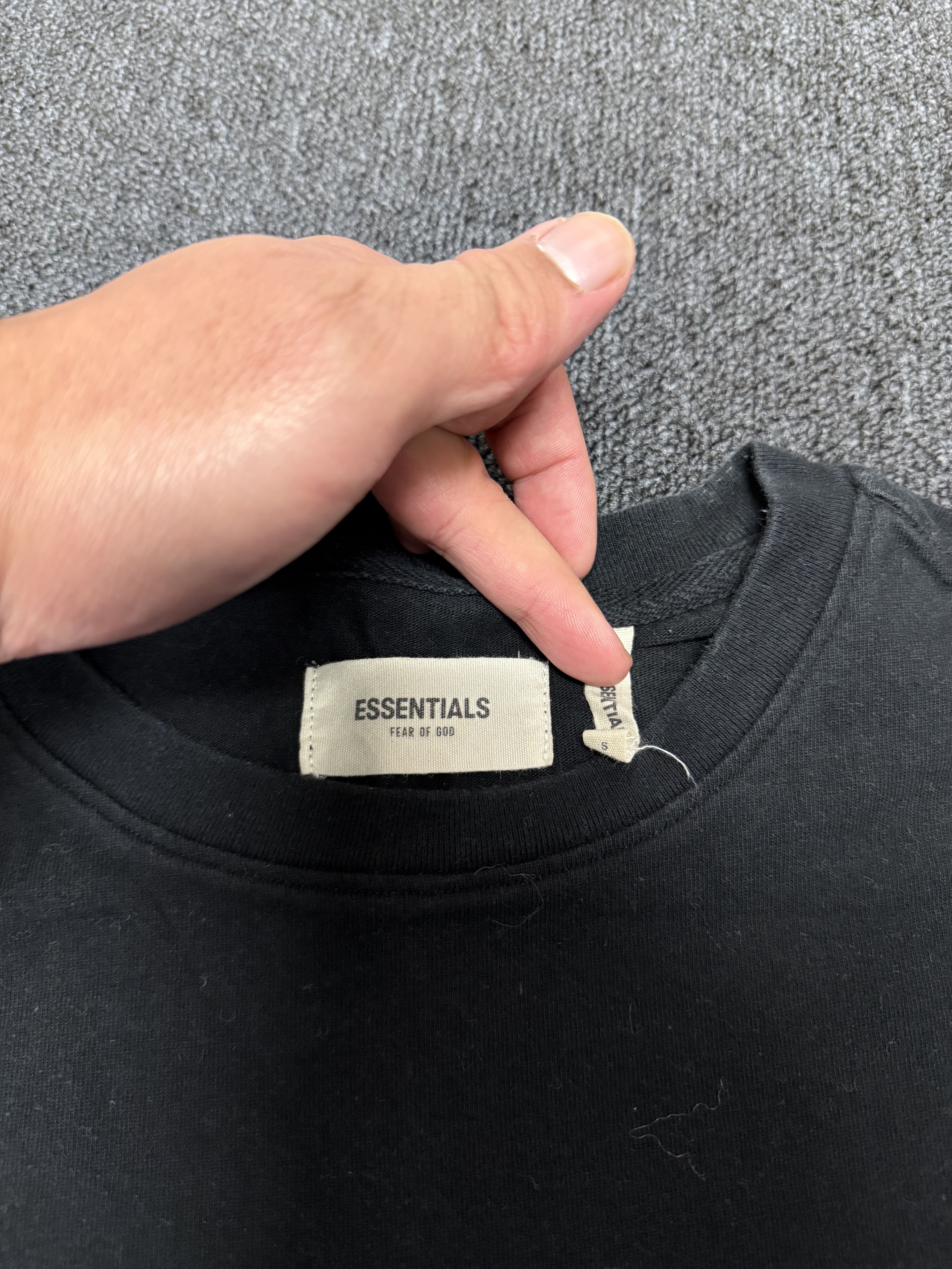 Essentials USED Fear of God Essentials Black T Shirt Size US S / EU 44-46 / 1 - 2 Thumbnail