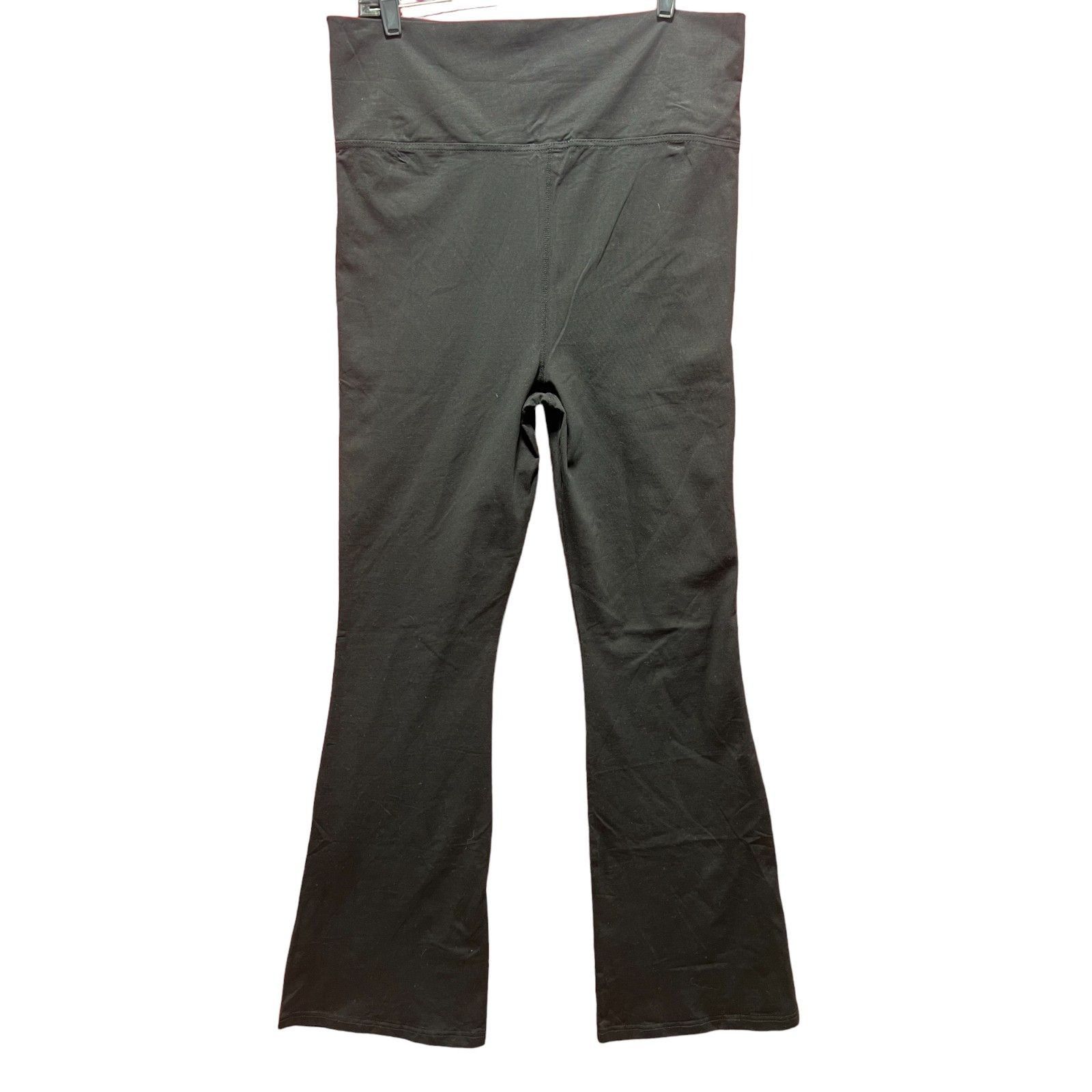 Other Faded Rose - Women's Stretch Wide Leg Pants - Black - Extra Size 34" / US 12 / IT 48 - 2 Thumbnail