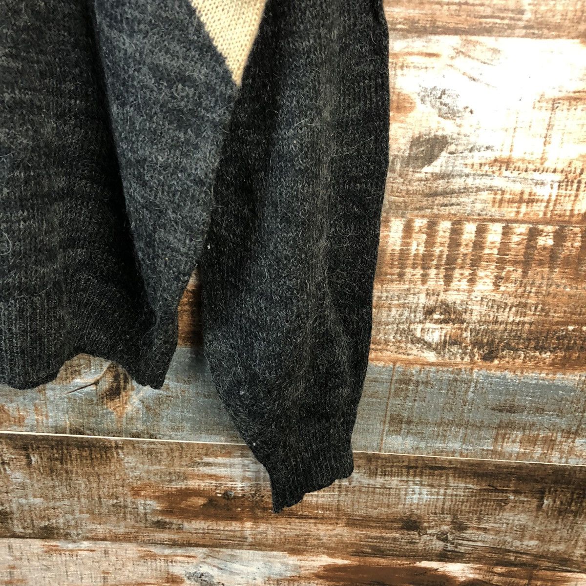 Japanese Brand DL Toc Toc Way Black art vintage Knitwear #A1498 Size US L / EU 52-54 / 3 - 8 Thumbnail