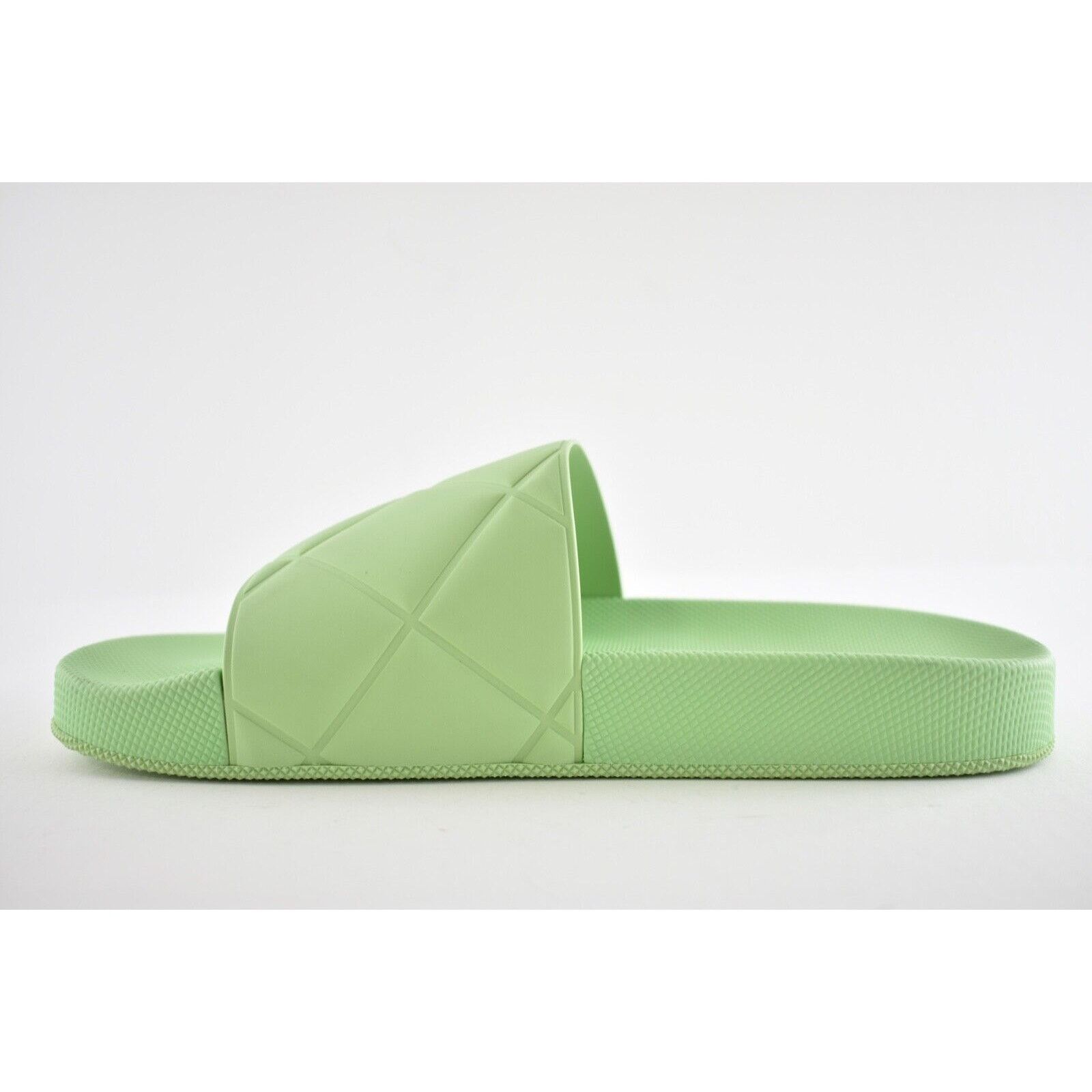 Bottega Veneta Bottega Veneta Slider Pistachio Green Quilted Rubber Pool Size US 8 / IT 38 - 9 Thumbnail