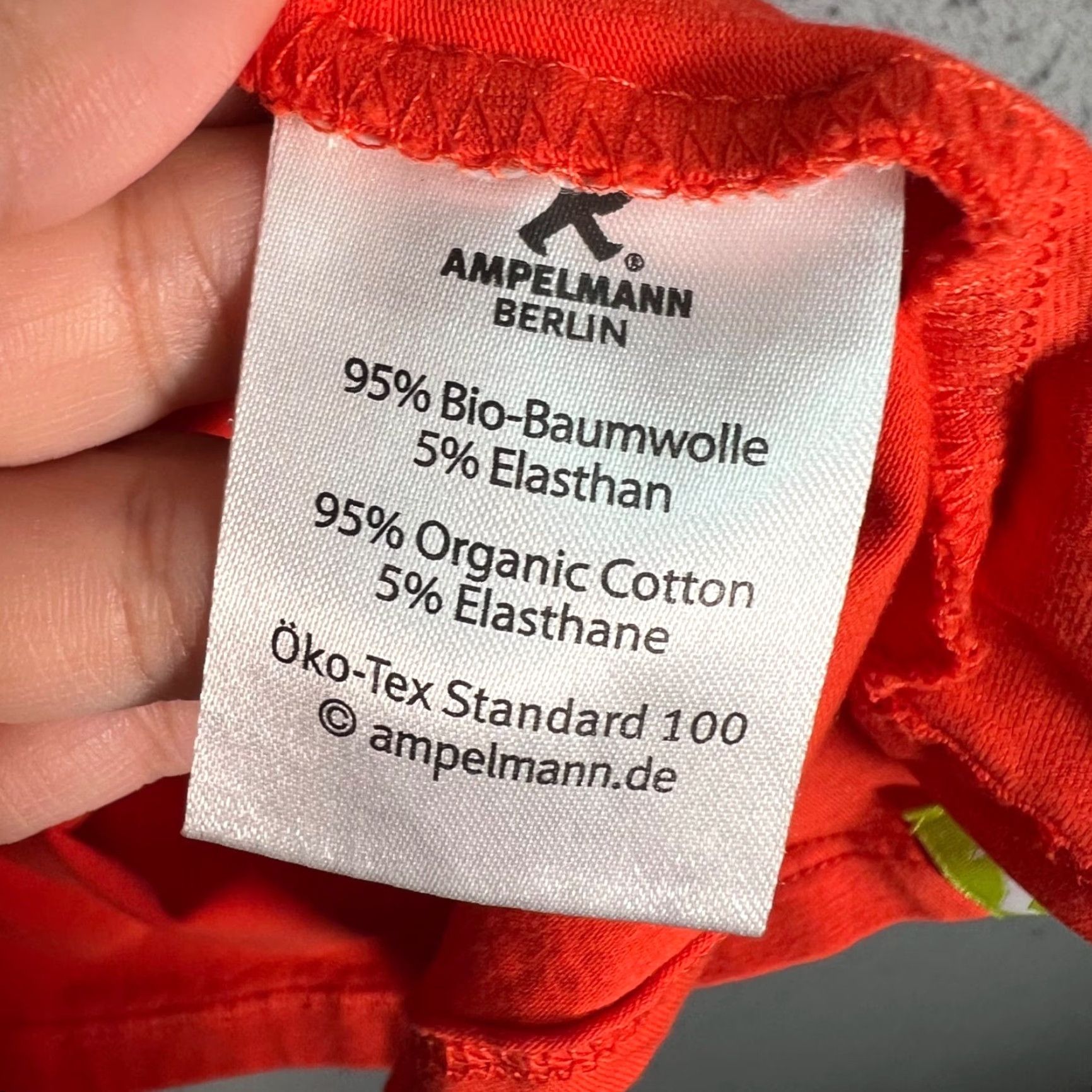 Vintage VINTAGE Ampelmann Berlin T-Shirt Women Small Red Organic Cotton Elastane Short Sleeve Round Neck Size S / US 4 / IT 40 - 4 Thumbnail
