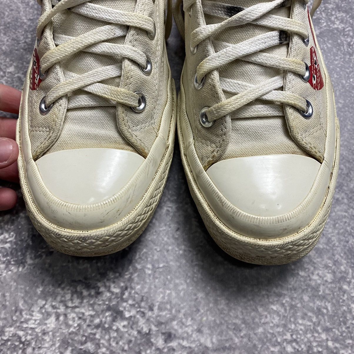 Comme des Garcons PLAY Rare Play Comme Des Garçons Monogramm logo sneakers Size US 7 / EU 40 - 9 Thumbnail