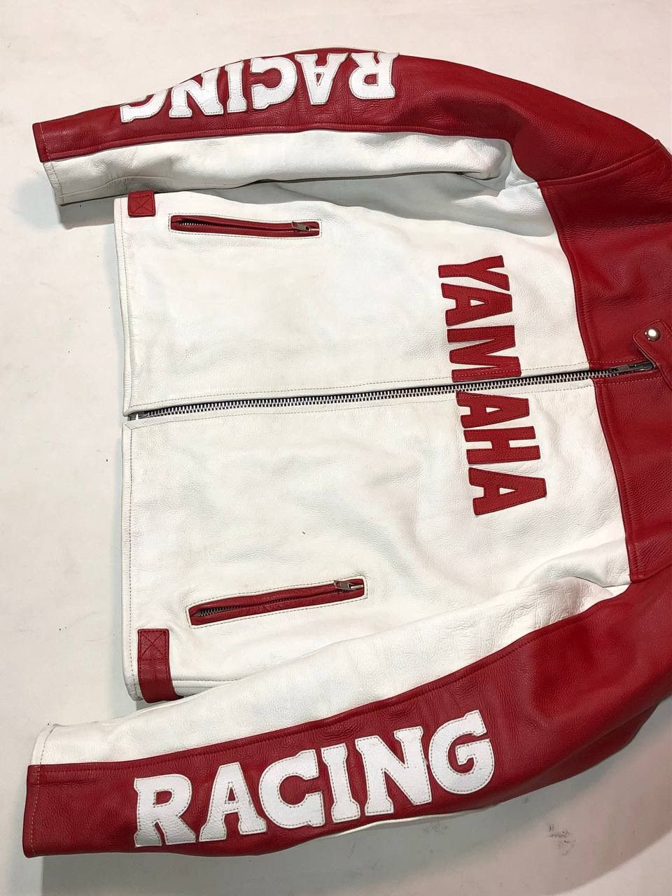Yamaha Yamaha Moto Vintage Leather Racing Jacket Size US XL / EU 56 / 4 - 9 Thumbnail