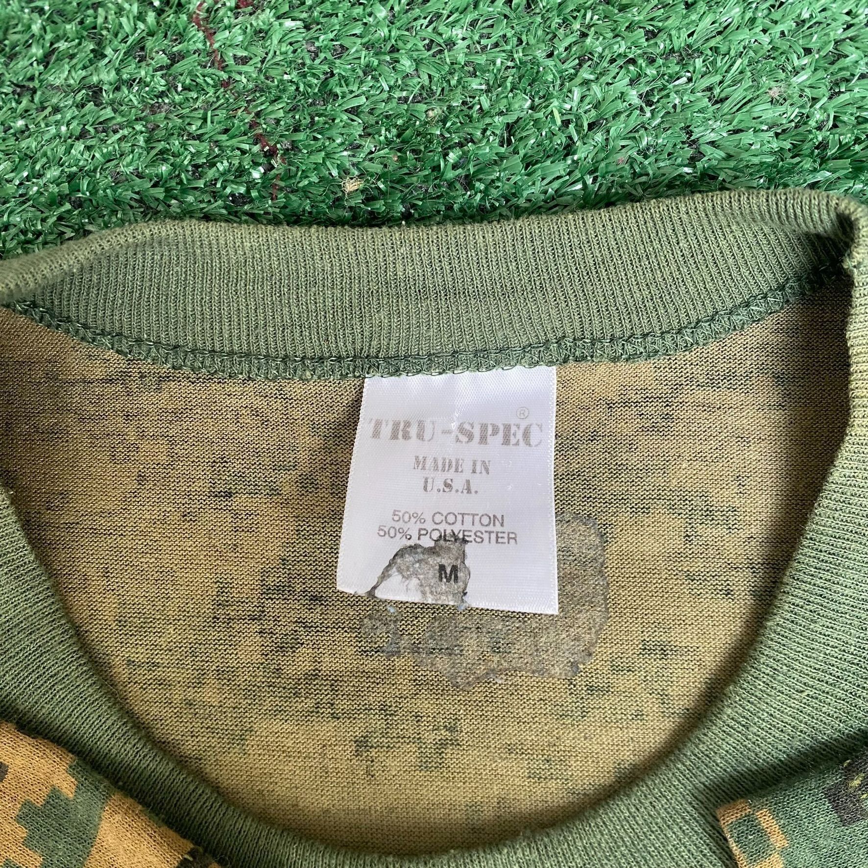Vintage Vintage 90s Digital Camo Shirt Forest Camouflage Military Te Size US M / EU 48-50 / 2 - 5 Thumbnail