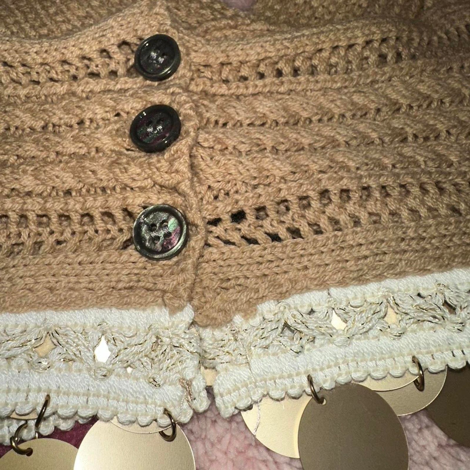 Cider Cider cute knitted top Size XL / US 12-14 / IT 48-50 - 3 Thumbnail