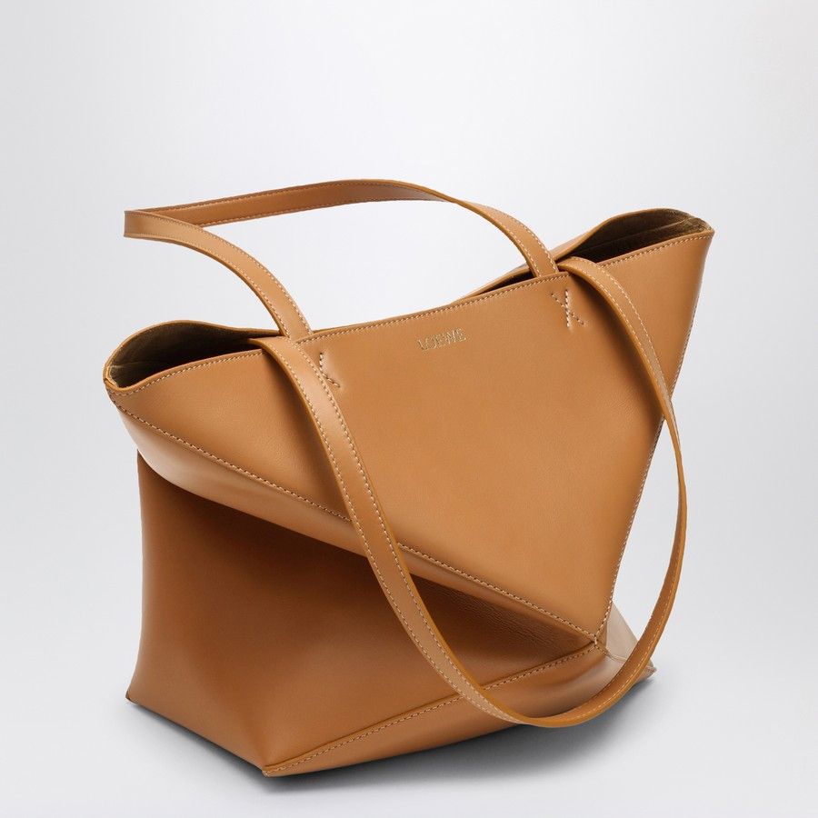 Loewe o1d2blof0824 Size: OS / Puzzle Fold Tote Desert Bag in Camel Size ONE SIZE - 5 Thumbnail