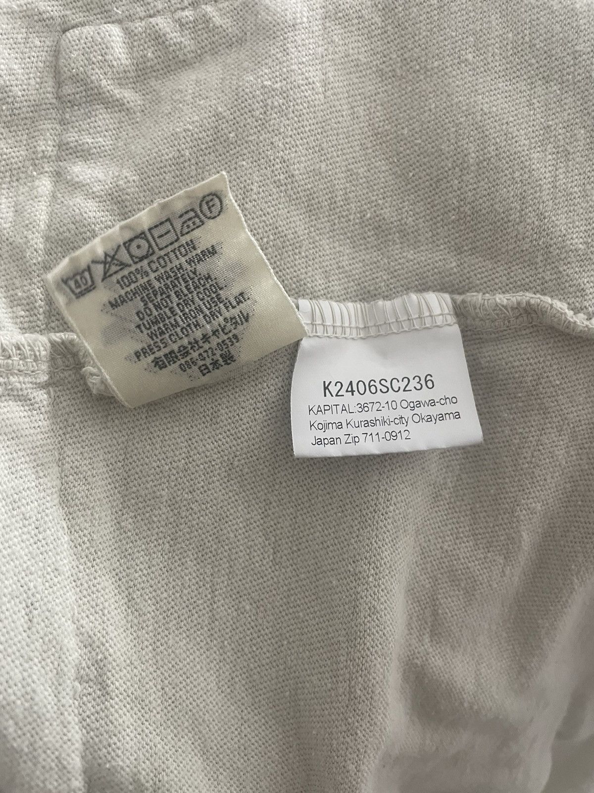 Kapital Kountry Kapital Working Class Hero Kountry Big Pocket Tee Size US XL / EU 56 / 4 - 8 Thumbnail