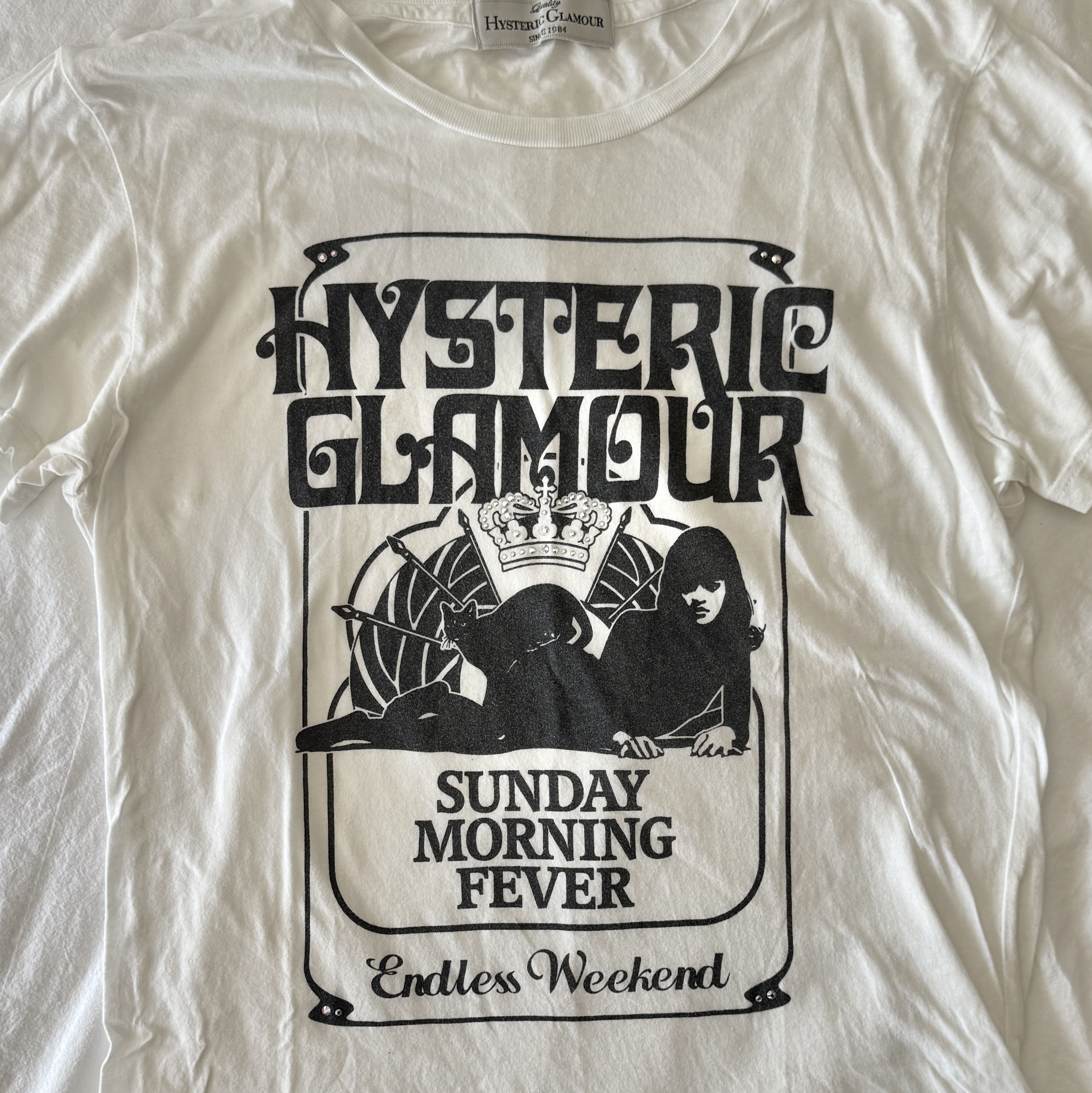 Hysteric Glamour Hysteric Glamour "Sunday morning fever" endless weekend tee Size ONE SIZE - 2 Thumbnail