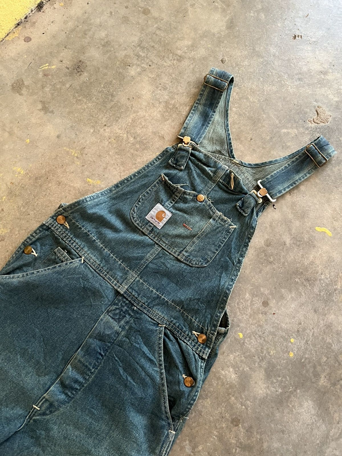 Carhartt Carhartt Denim Vintage Overalls Size US 28 / EU 44 - 8 Thumbnail