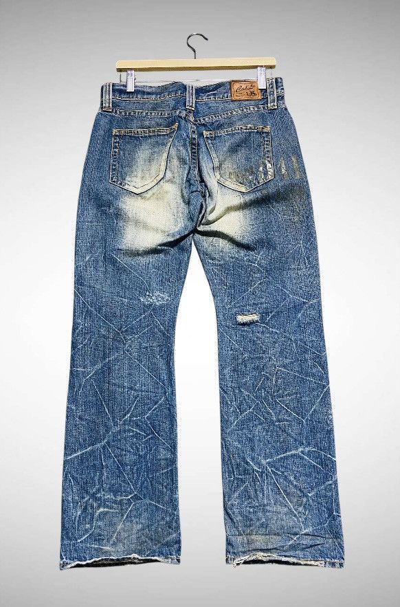Seditionaries Co & Lu Distressed Flare Jeans Size US 33 - 2 Thumbnail