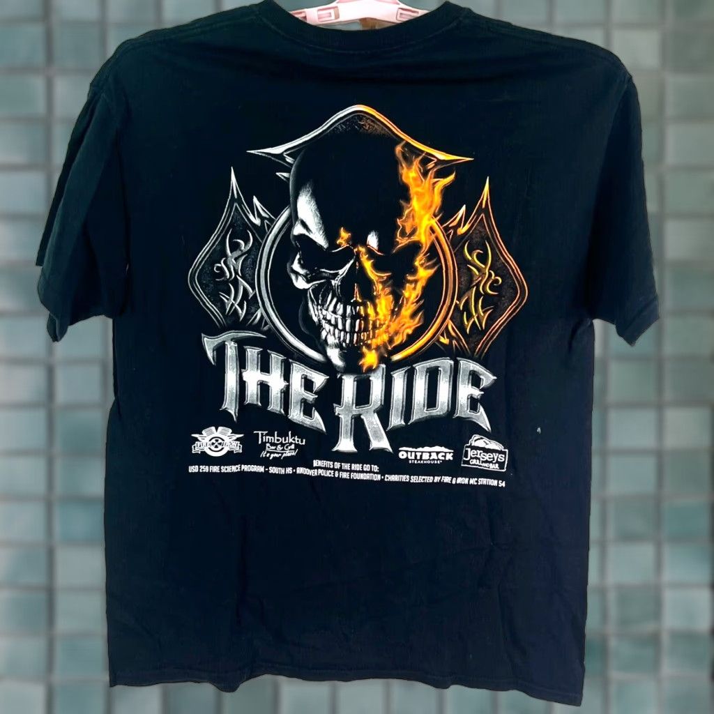 Gildan Gildan T-Shirt Mens Size M Black The Ride NJ Motorcycle Rally Tag Size US M / EU 48-50 / 2 - 1 Thumbnail