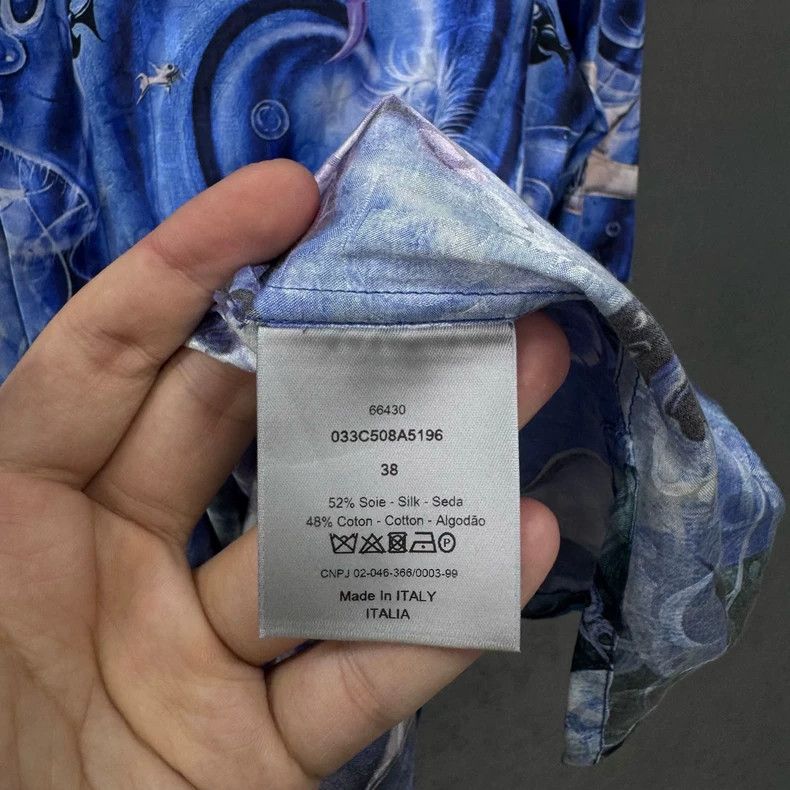 Dior Dior Size38 Casual jacquart short-sleeved shirt Size US XXS / EU 40 - 4 Thumbnail