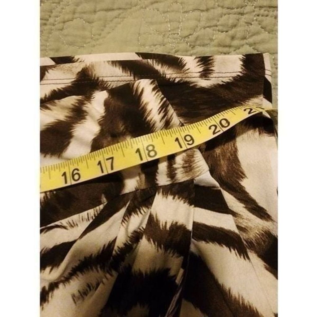 Chicos Chico's Animal Print Skirt Size 36" / US 14 / IT 50 - 8 Thumbnail