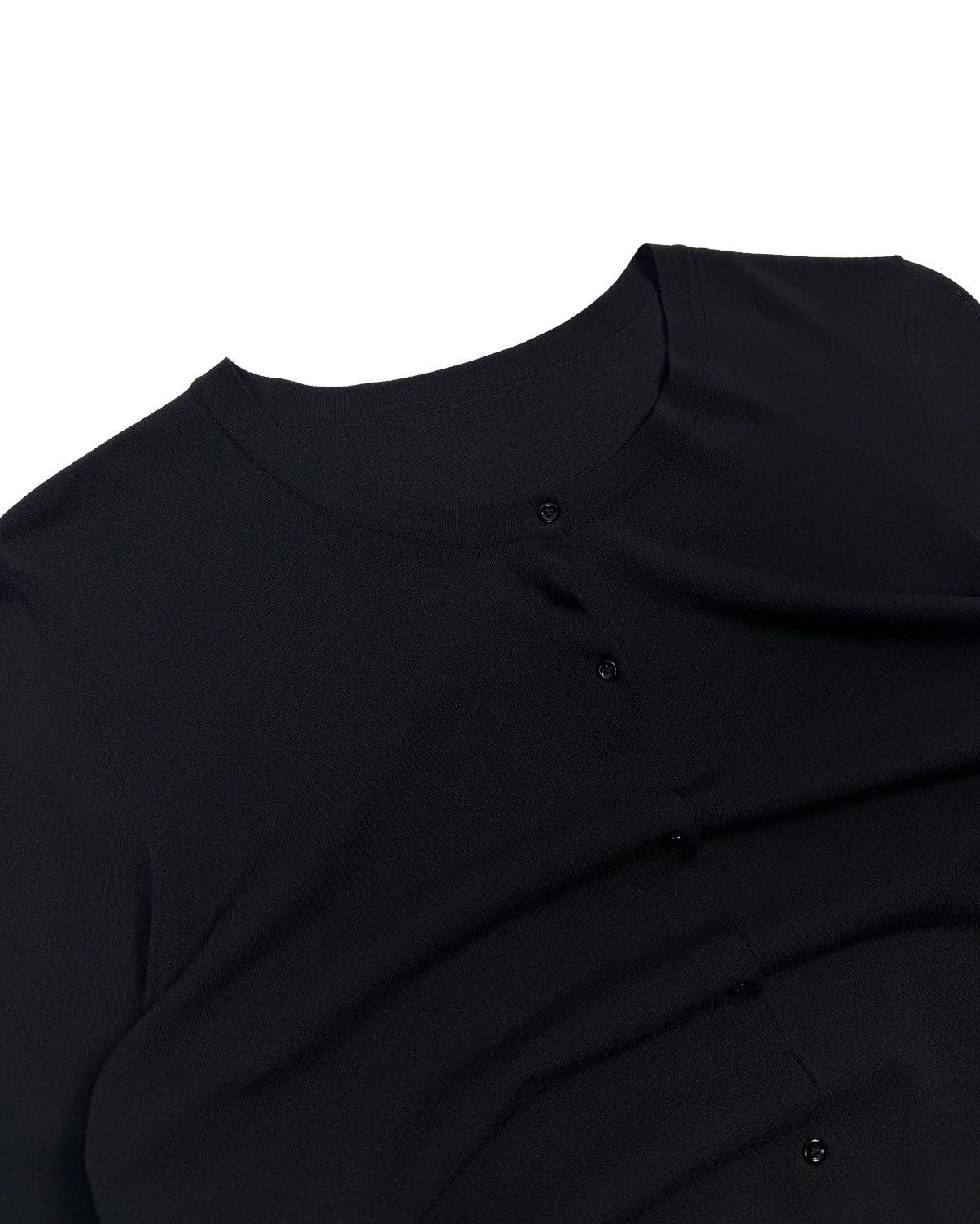 Alaia Alaia Archive Black Cropped Button Viscose Cardigan Size 42 Size M / US 6-8 / IT 42-44 - 10 Thumbnail