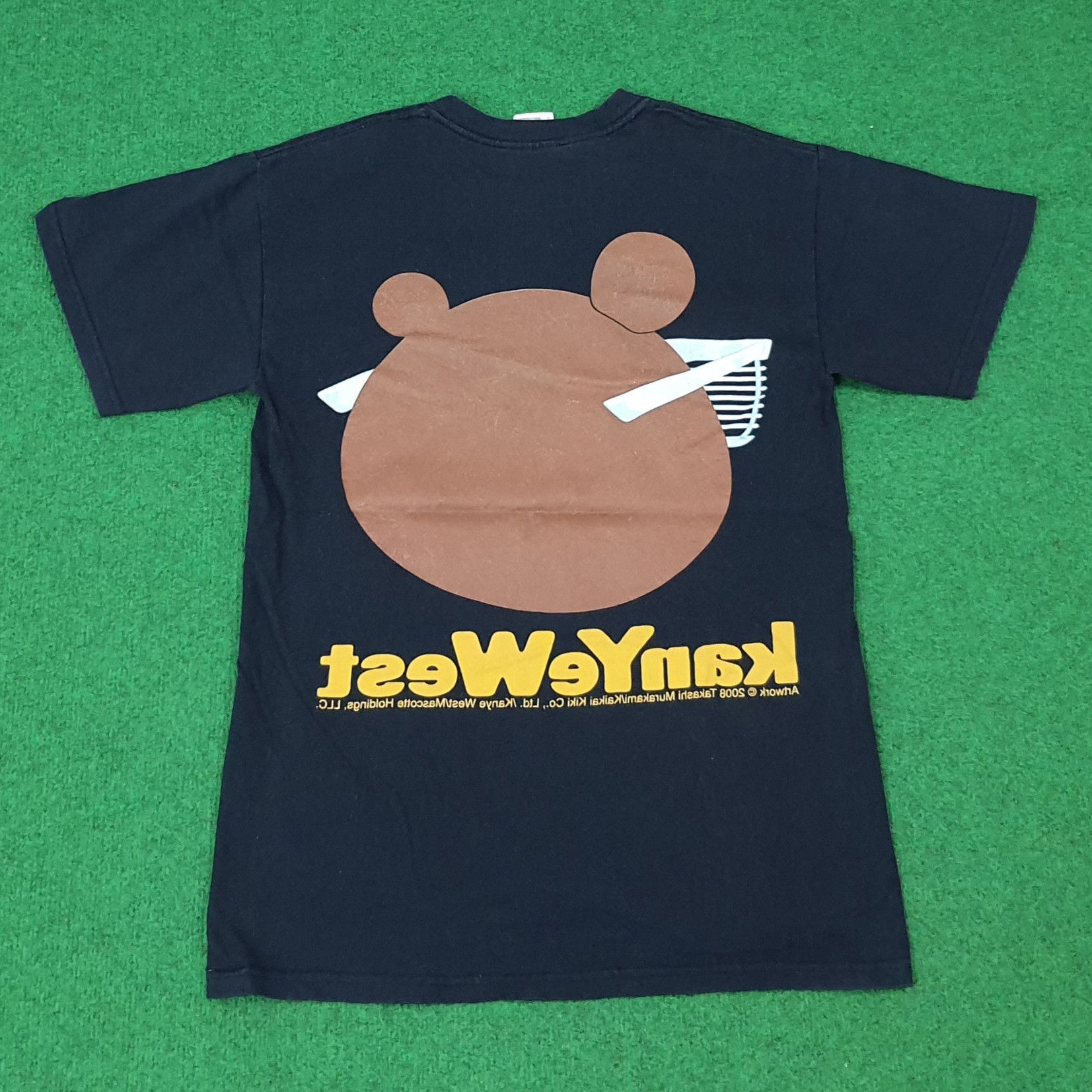 Vintage Vintage 2008 Kanye West College Dropout Bear Tshirt C276N53 Size US S / EU 44-46 / 1 - 3 Thumbnail