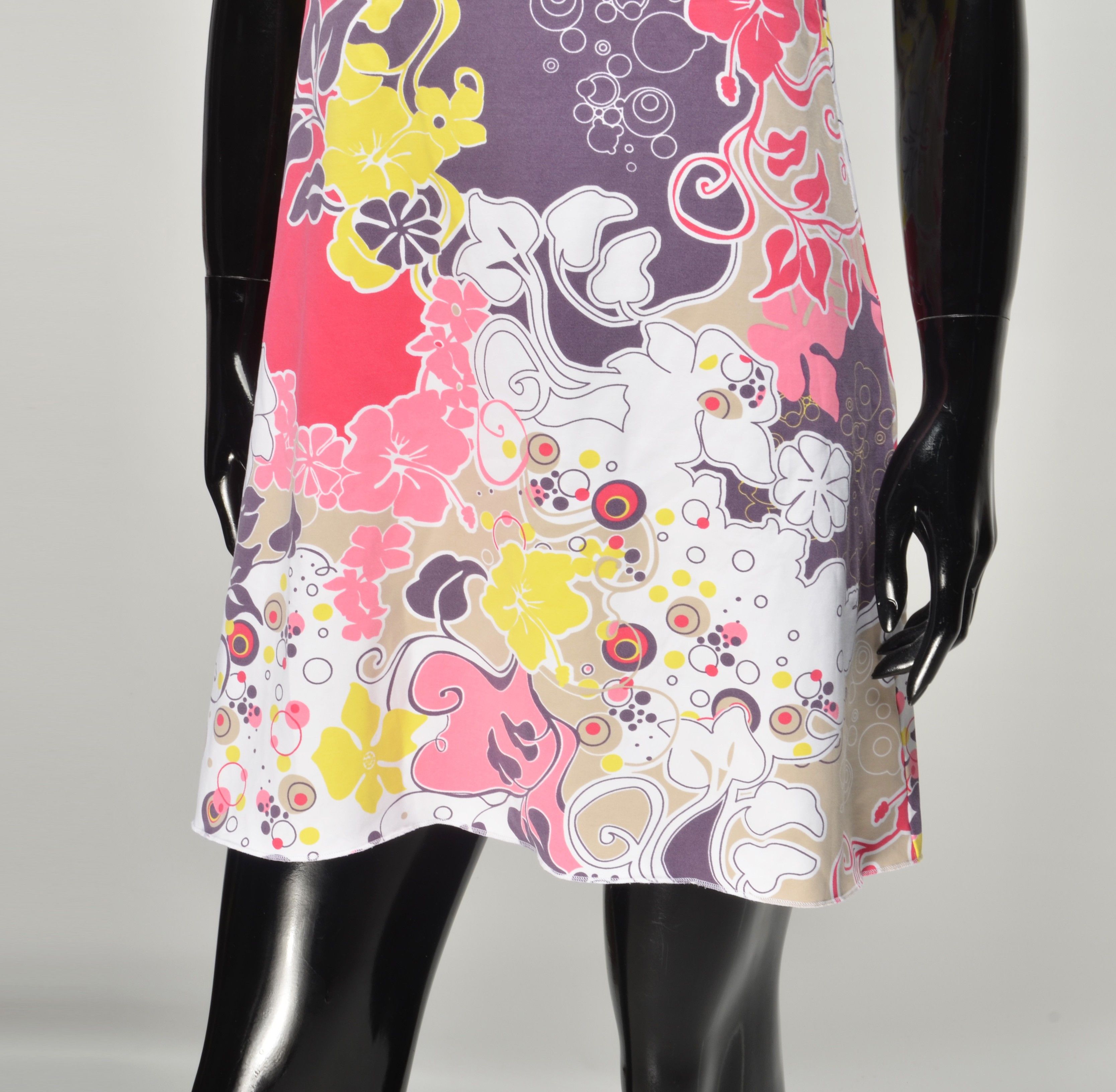 Bogner Bogner Fire + Ice Y2K Coquette Floral Mini Dress Size S / US 4 / IT 40 - 3 Thumbnail
