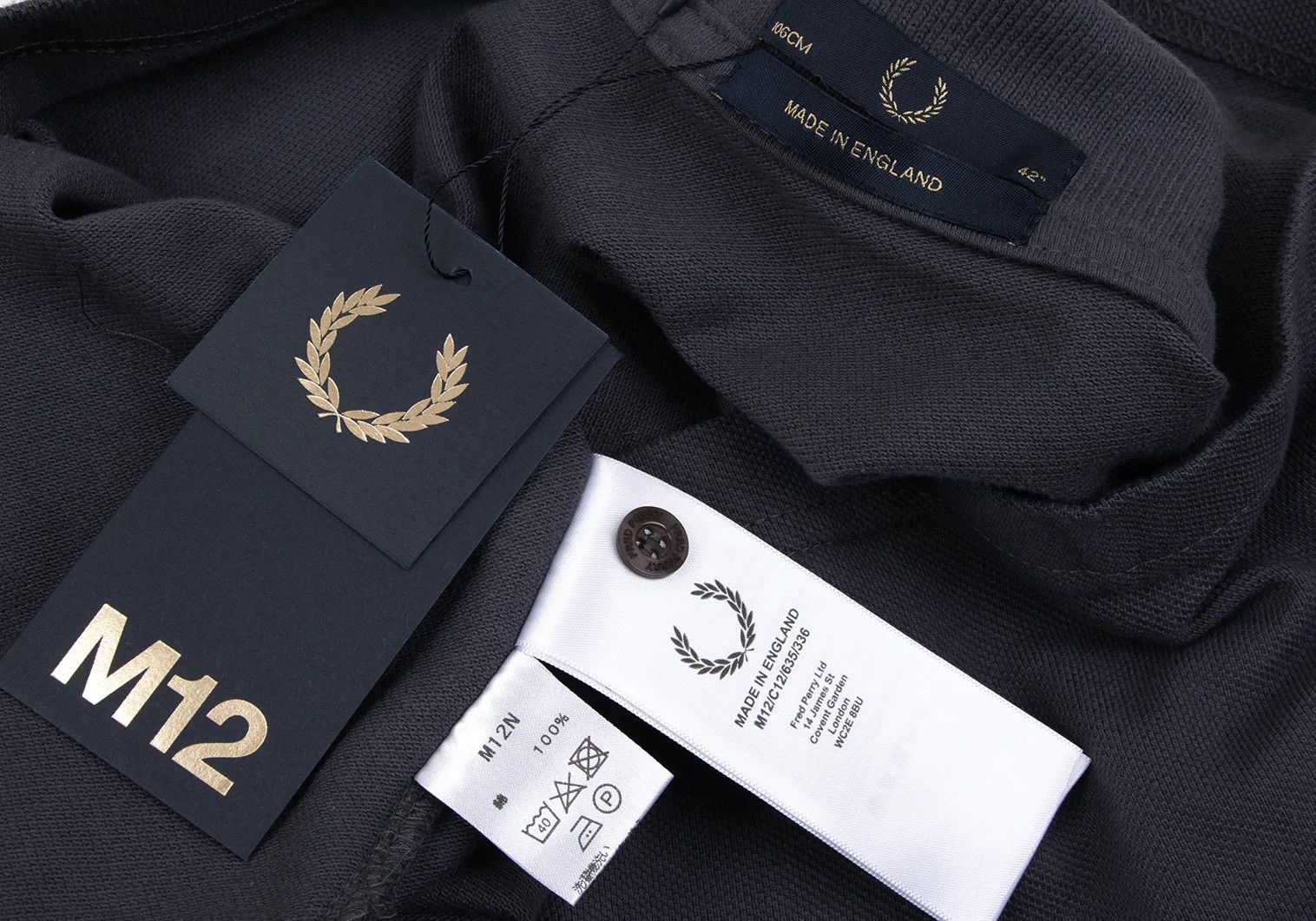 Fred Perry Polo Shirt with Embroidered Logo in Navy Size 42 Size US XS / EU 42 / 0 - 14 Thumbnail
