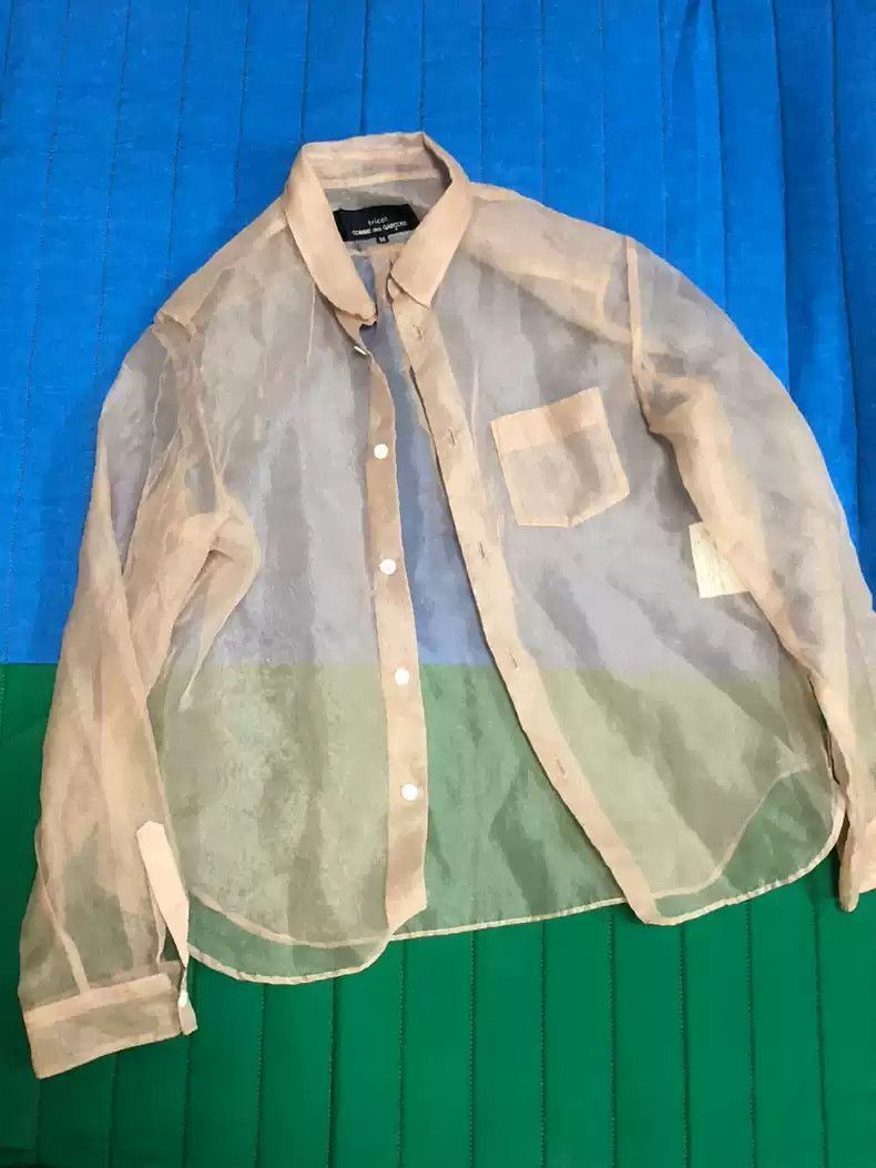 Comme des Garcons comme des garcons perspective sheer shirt 2505-Nextarrow Size US M / EU 48-50 / 2 - 1 Thumbnail