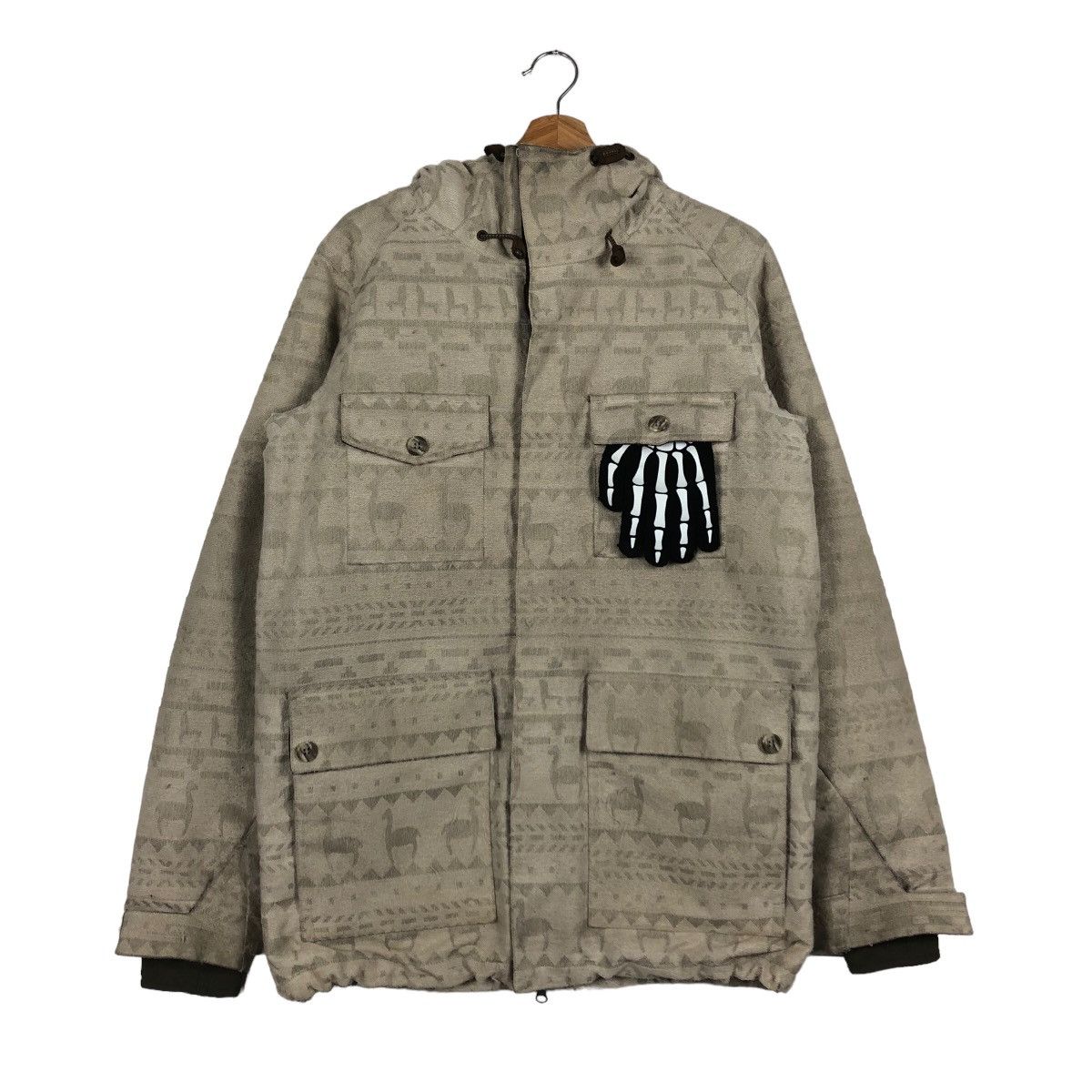 Burton 🔥VERY RARE NAVAJO AZTEC DESIGN BURTON SKI JACKET Size US S / EU 44-46 / 1 - 2 Thumbnail