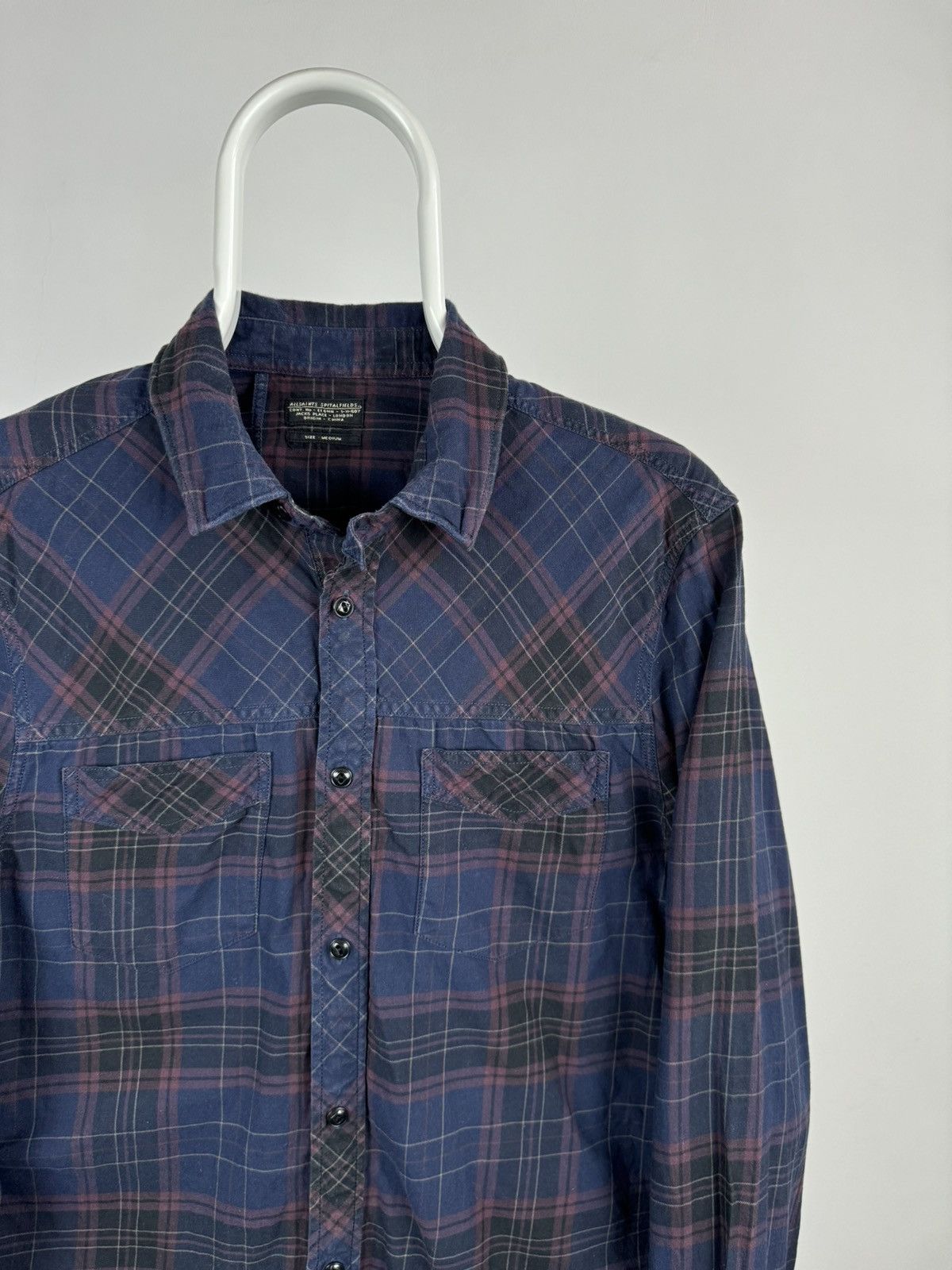 Allsaints All Saints Spitalfields Boston LS Shirt Size US M / EU 48-50 / 2 - 2 Thumbnail
