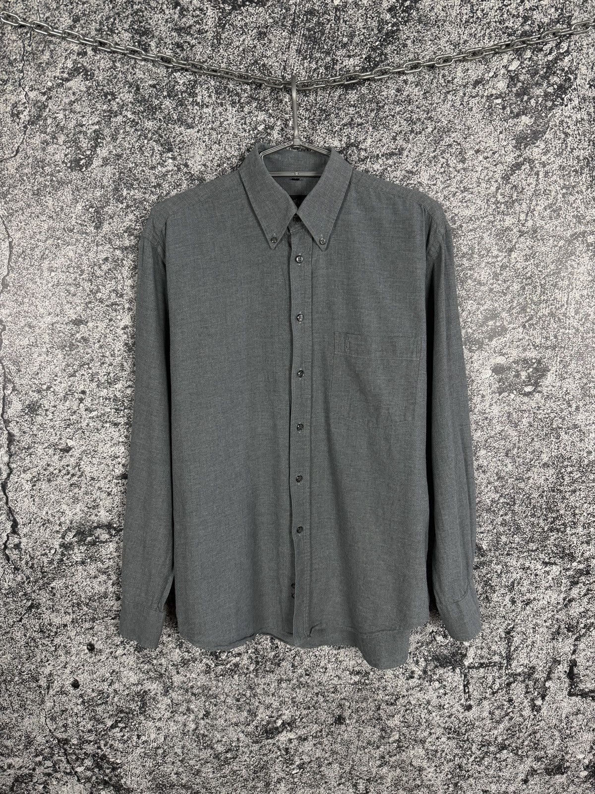 Yves Saint Laurent Yves Saint Laurent Long Sleeve Shirt Button Up Vintage Sz 40 Size US L / EU 52-54 / 3 - 1 Thumbnail