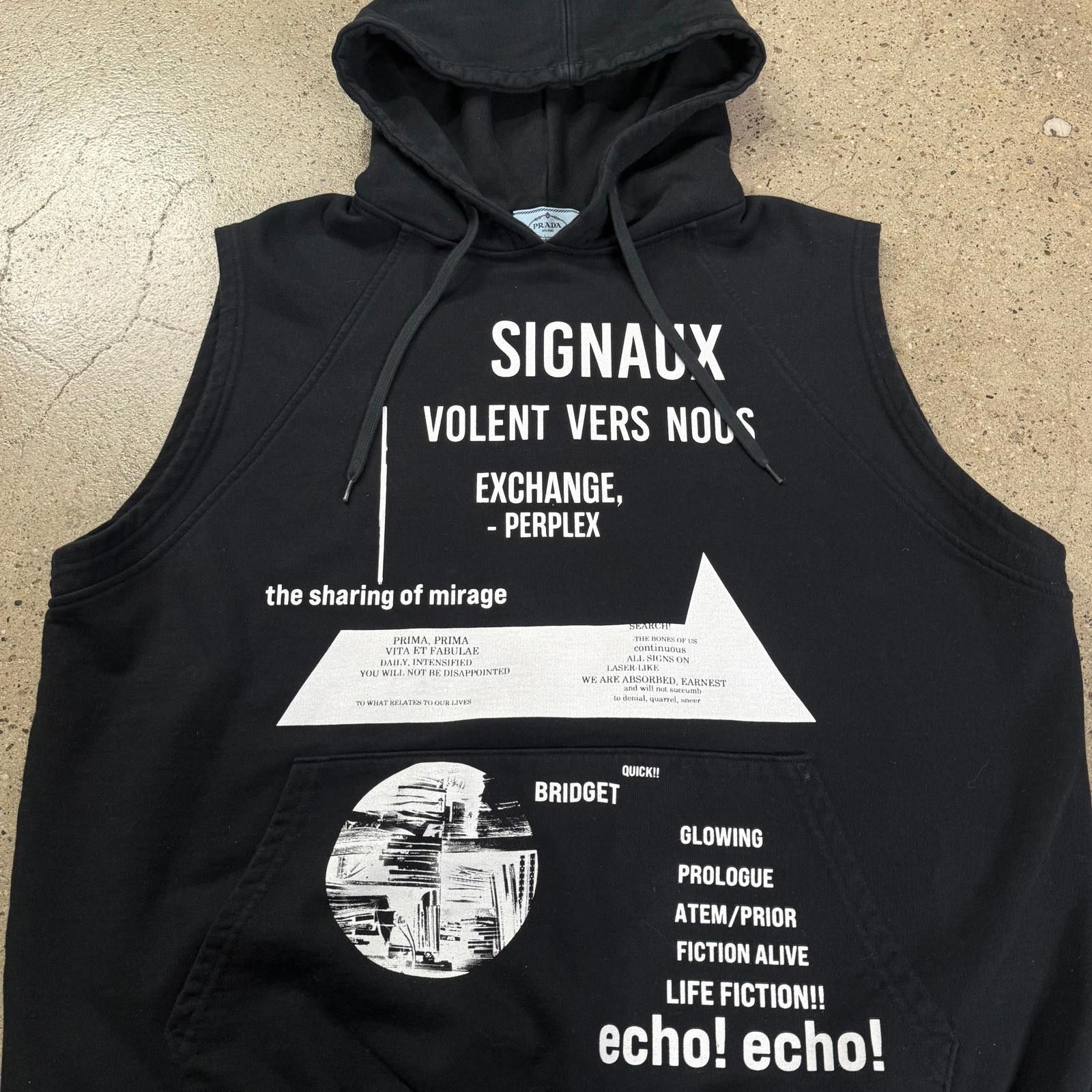 Prada Prada Raf Simons Hoodie Vest Size US XL / EU 56 / 4 - 3 Thumbnail