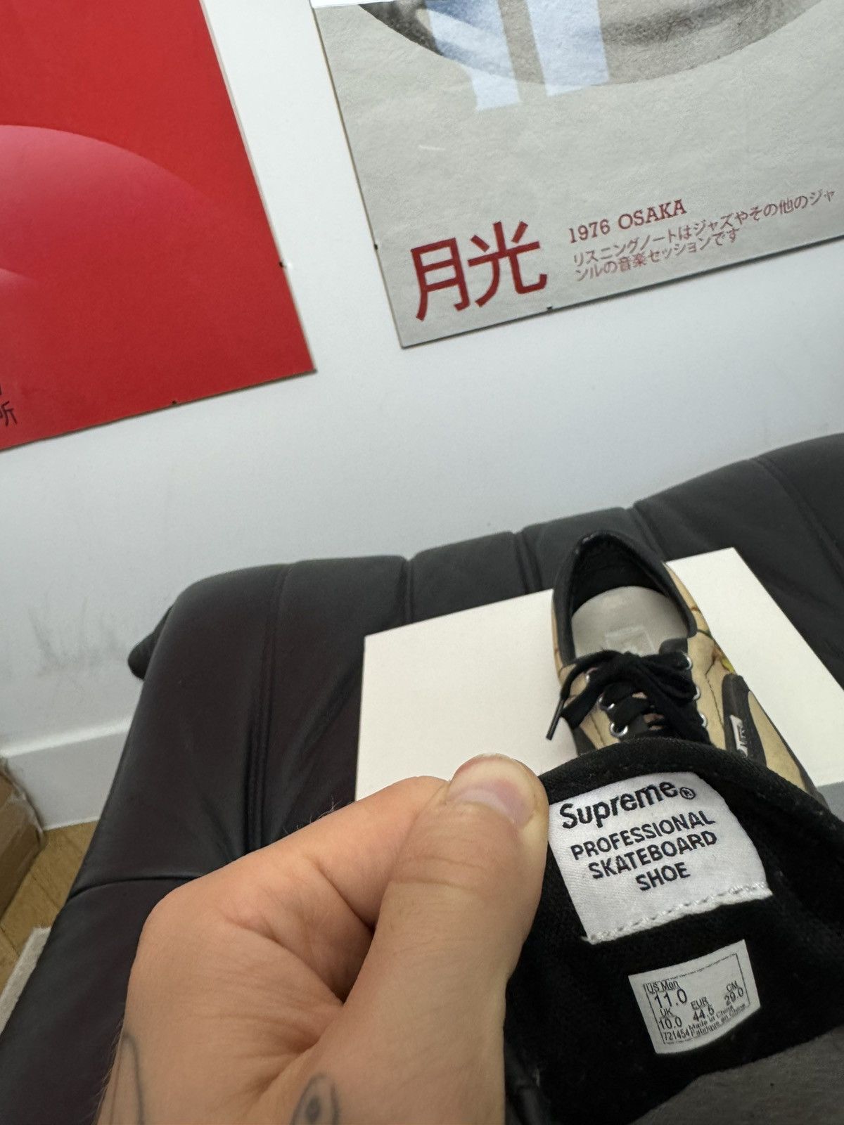 Vans Vans Era Pro Supreme Jean Paul Gaultier Beige Rose JPG Size US 11 / EU 44 - 5 Thumbnail