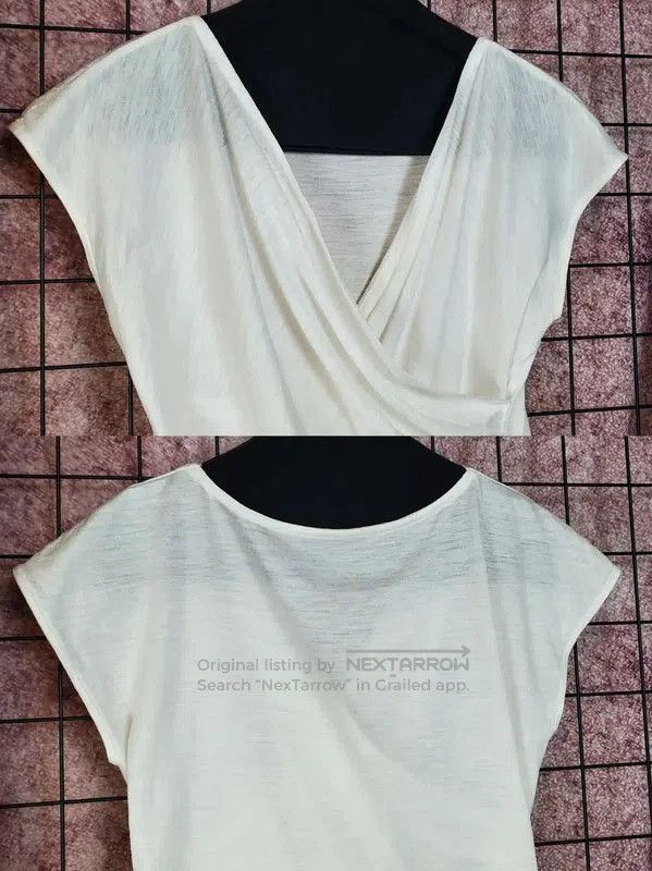 Dior Dior Summer White Linen Blend Short Sleeve Top . Size L / US 10 / IT 46 - 5 Thumbnail