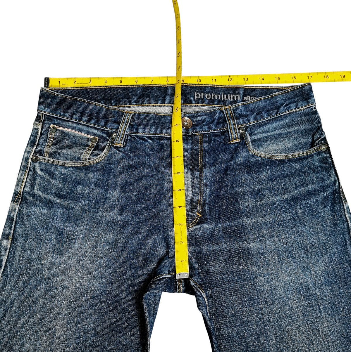 Gap Gap Selvage Premium Straight Jeans Size US 34 / EU 50 - 10 Thumbnail