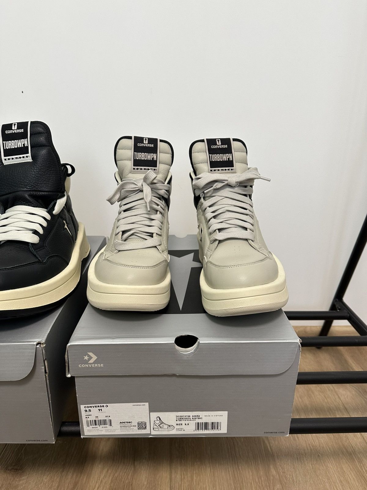 Converse × Rick Owens Drkshdw Rick Owens DRKSHDW x Converse TURBOWPN — Size 43 EU Size US 10 / EU 43 - 7 Thumbnail