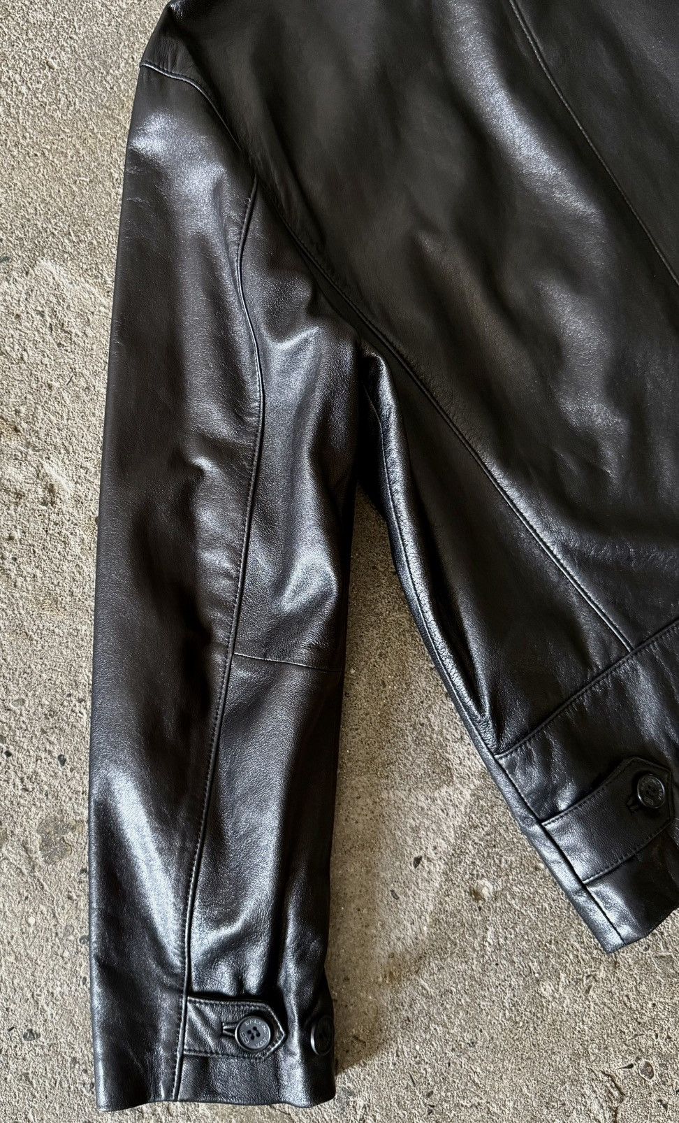 Balenciaga Balenciaga - 1997 -Nicolas Ghesquière -Zip Up Leather Jacket Size US L / EU 52-54 / 3 - 18 Thumbnail