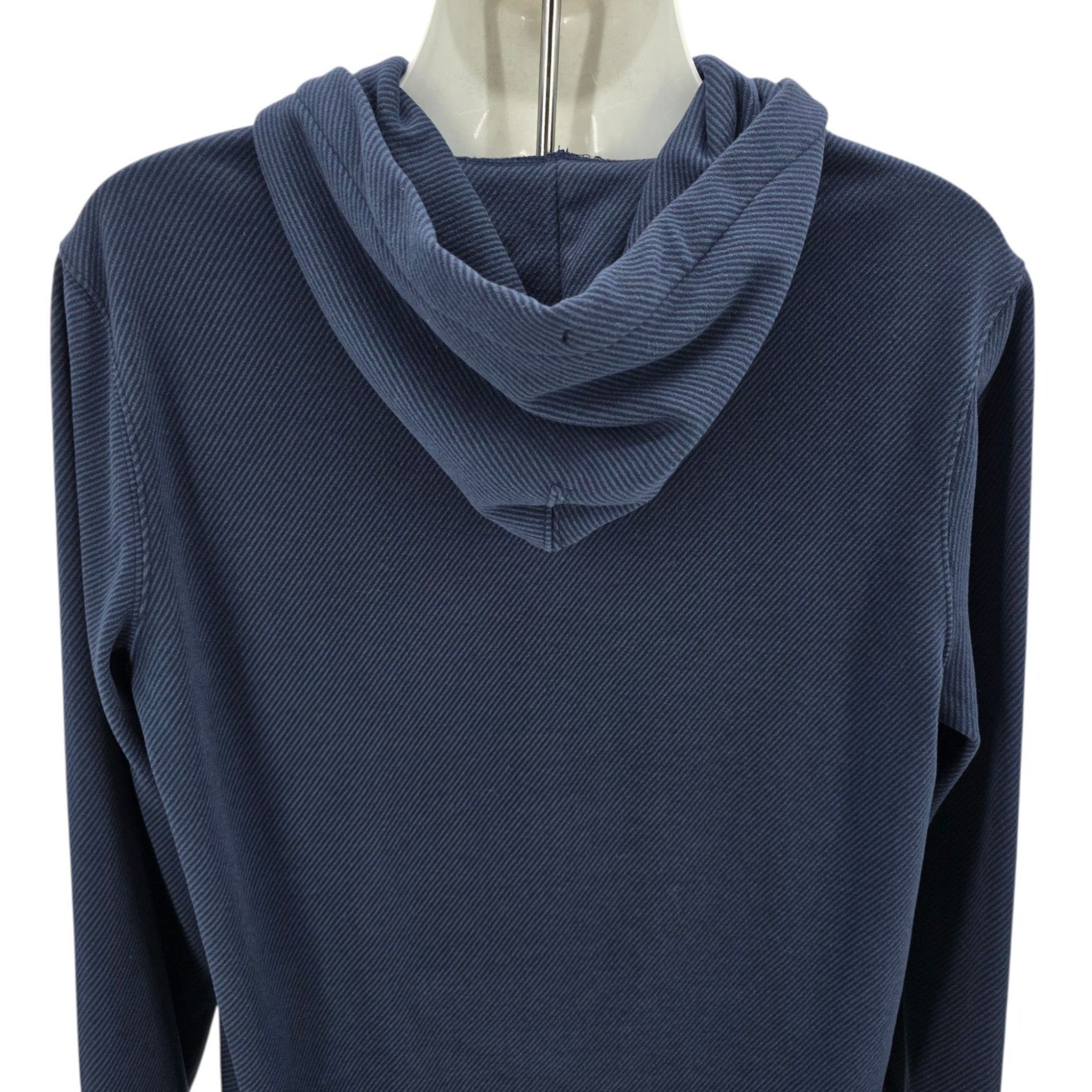 J.Crew J. Crew Mens Large Hoodie Seaboard Soft Knit Diagonal Stripe Size US L / EU 52-54 / 3 - 4 Thumbnail