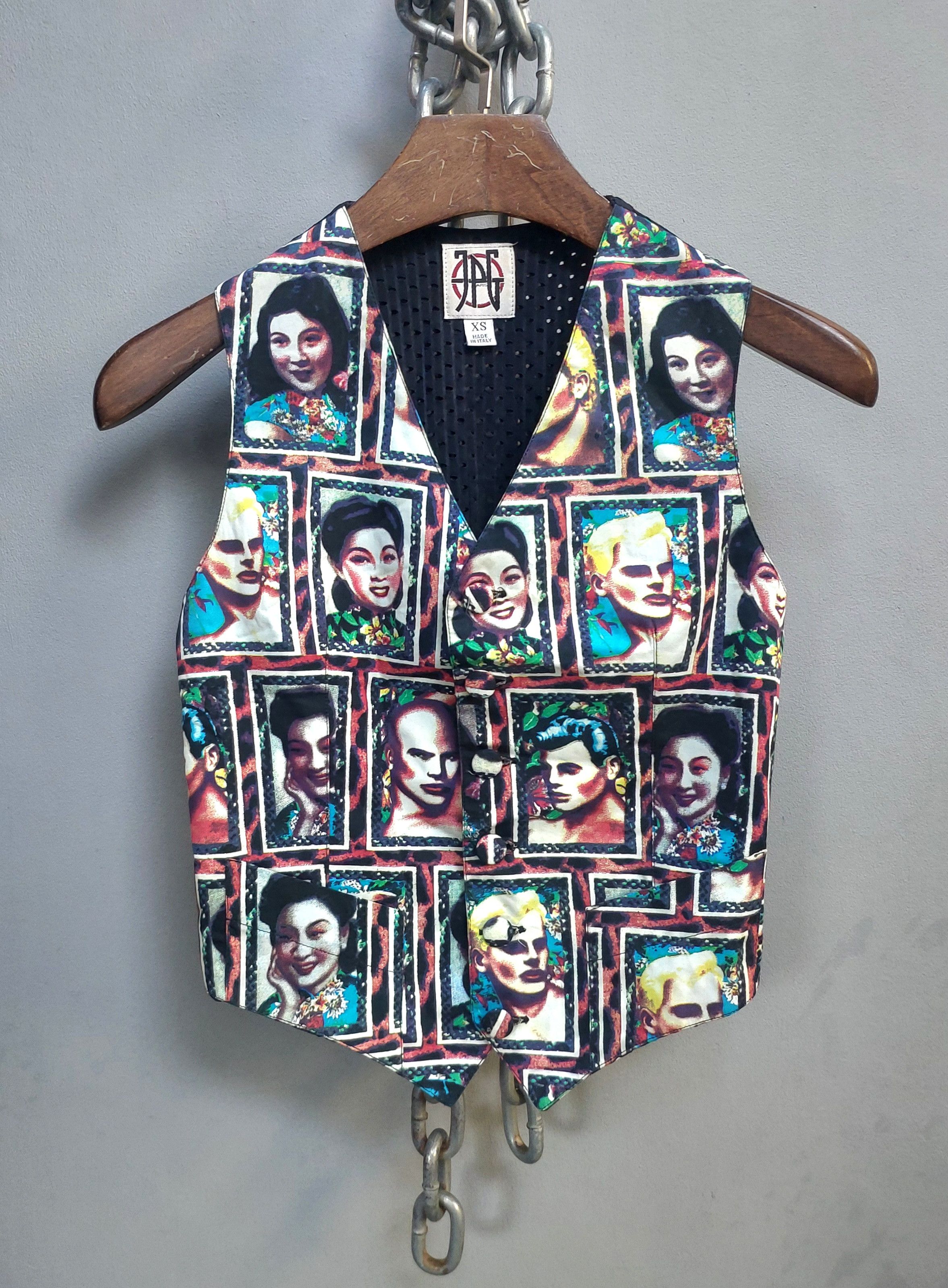 Jean Paul Gaultier Jean Paul Gaultier 1996 Multi Face Vest Size US XS / EU 42 / 0 - 2 Thumbnail
