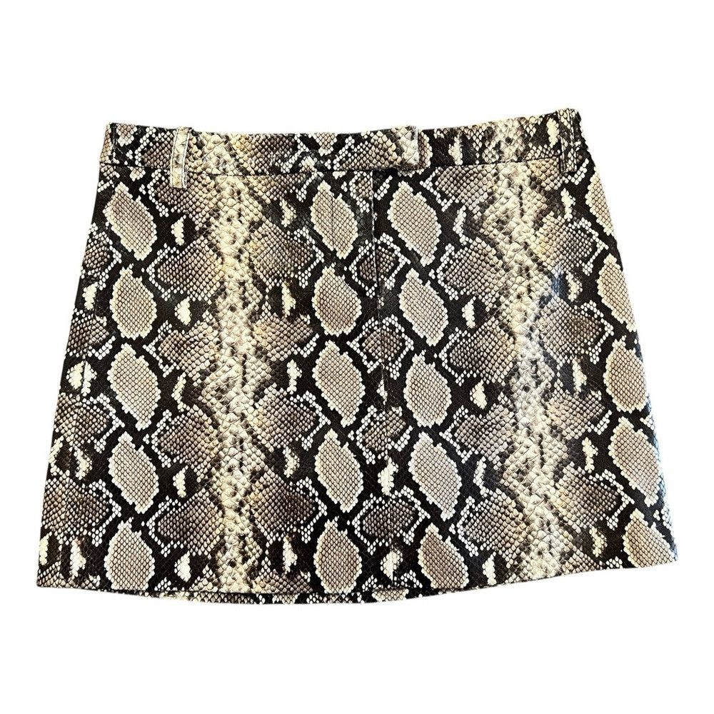The Kooples The Kooples Python Print Leather Mini Skirt – NWT Size FR 2 Size 28" / US 6 / IT 42 - 3 Thumbnail