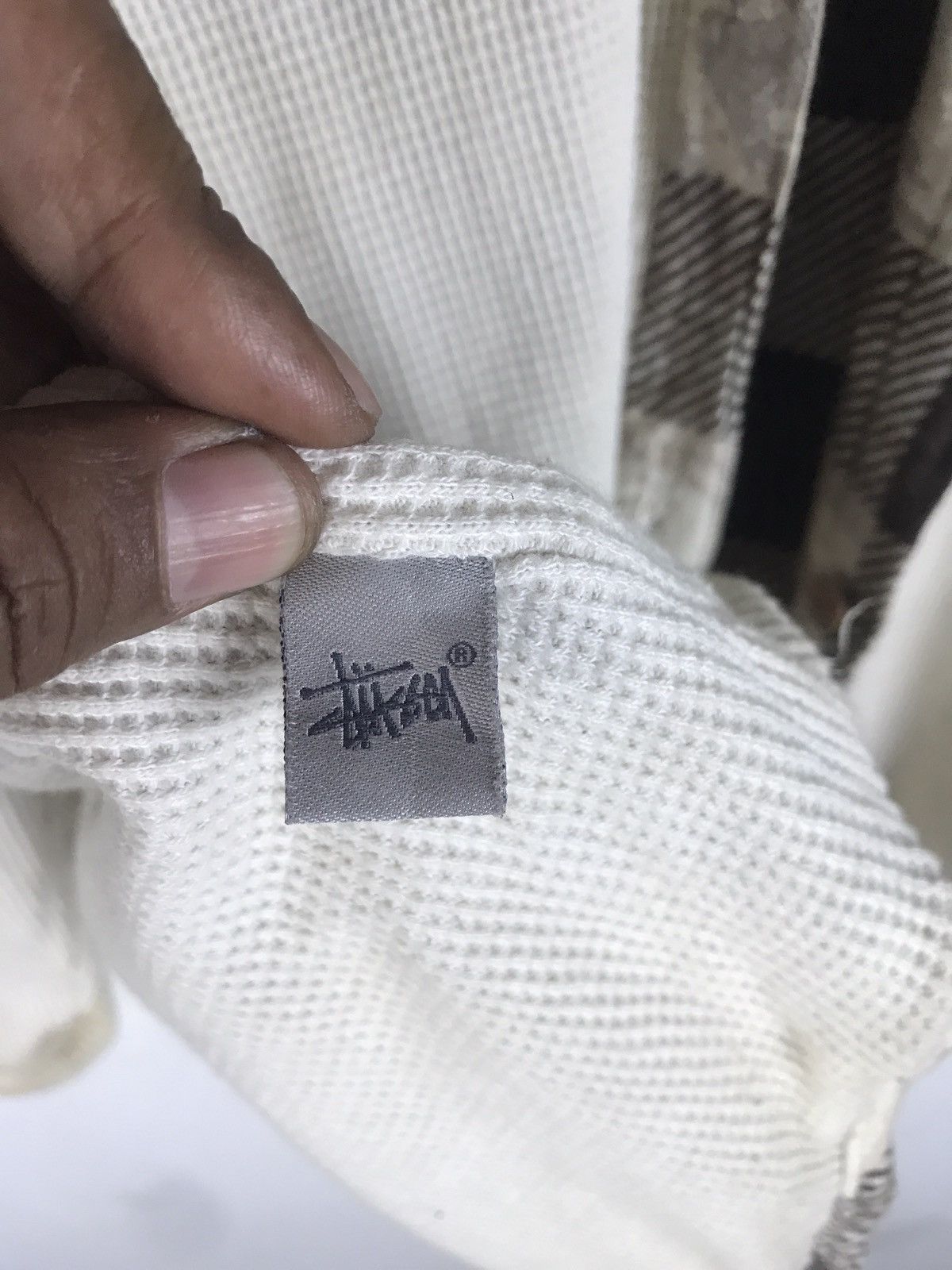 Stussy 🔥Rare🔥Vintage 90’s Stussy Painter Print Plaid Shirt Size US M / EU 48-50 / 2 - 9 Thumbnail
