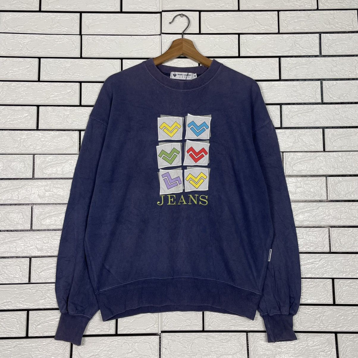 Other Mario Valentino Jeans Crewneck Sweatshirt Size US M / EU 48-50 / 2 - 1 Thumbnail