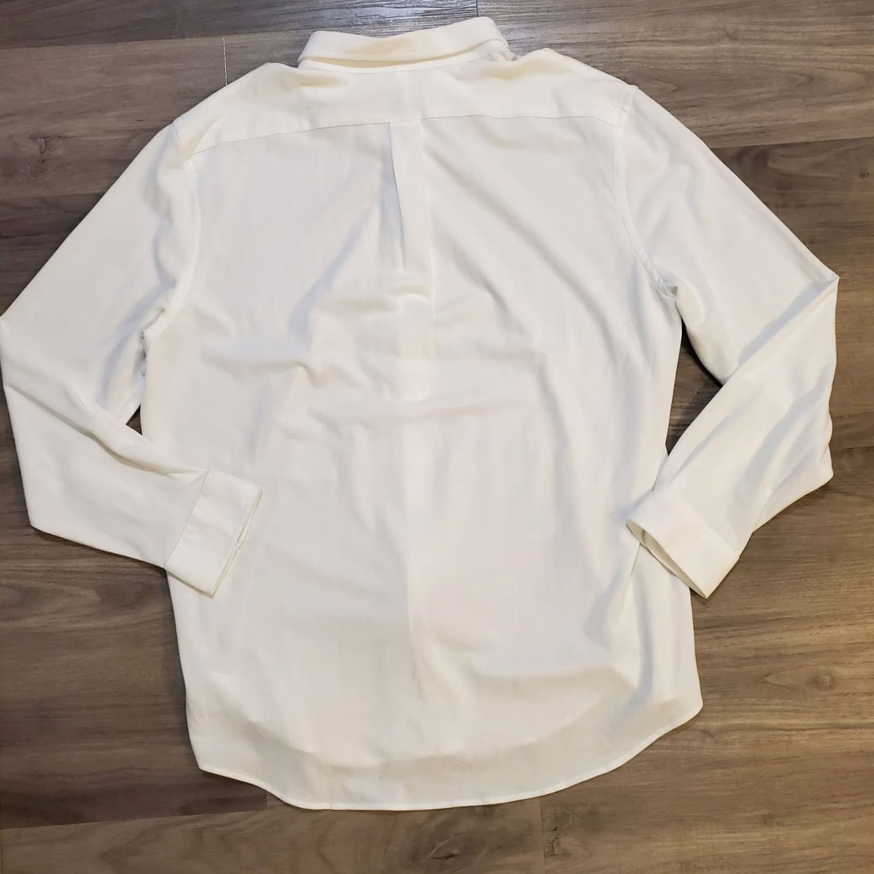 Ralph Lauren VINTAGE Polo Ralph Lauren White Logo Knit Pique Oxford Shirt XXL White Pony Textured Honeycomb Button-Up Classic Preppy Mens Shirt Size US XXL / EU 58 / 5 - 6 Thumbnail