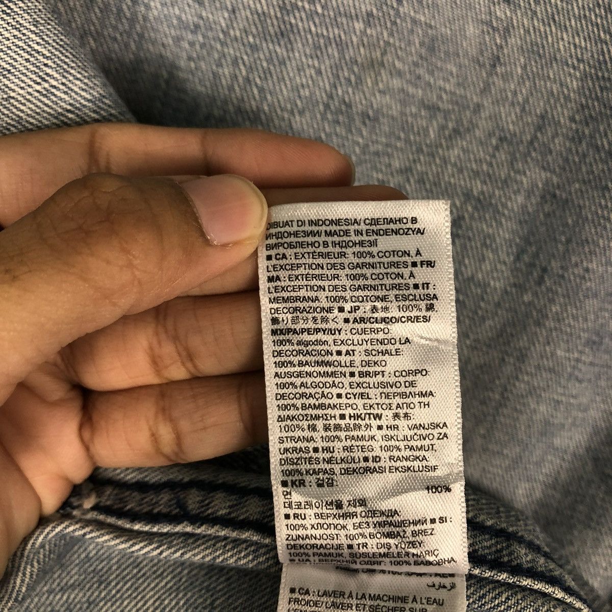 Japanese Brand 🔥VINTAGE KIMONO DENIM JAPAN TRADITIONAL PATCH WORK DESIGN Size US S / EU 44-46 / 1 - 18 Thumbnail