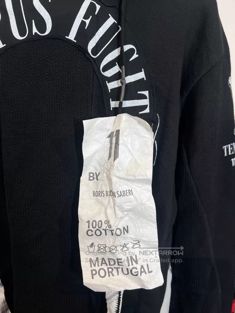 Boris Bidjan Saberi Boris Bidjan Saberi CR1 hooded sweatshirt| Size US M / EU 48-50 / 2 - 6 Thumbnail