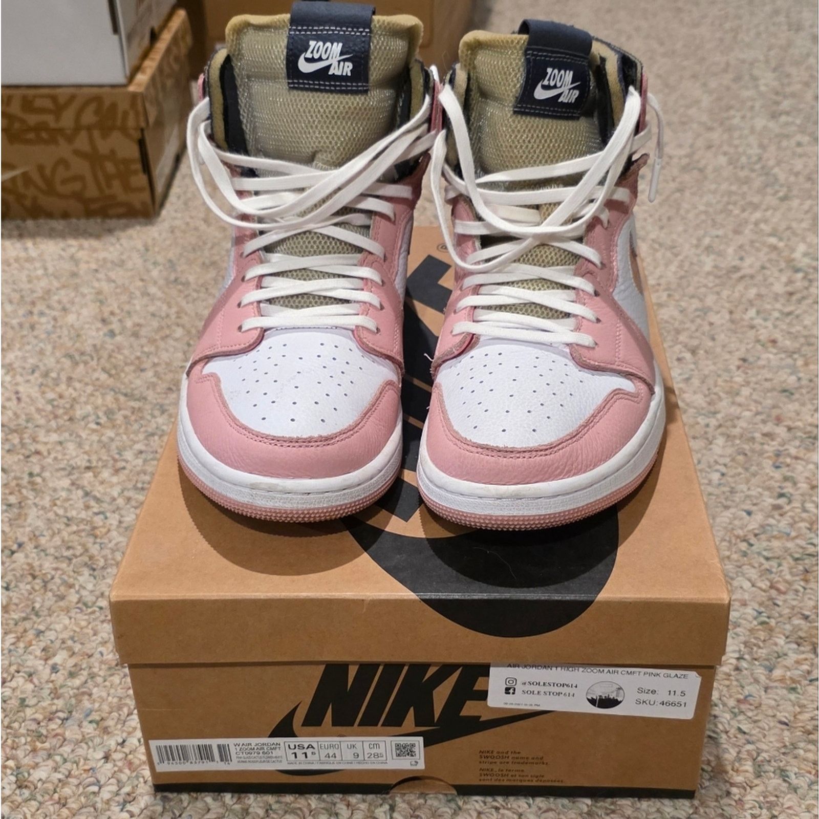 Jordan Brand Jordan 1 Zoom Air CMFT CT0979-601 Women's 11/Men's 10 Size US 11 / IT 41 - 2 Thumbnail