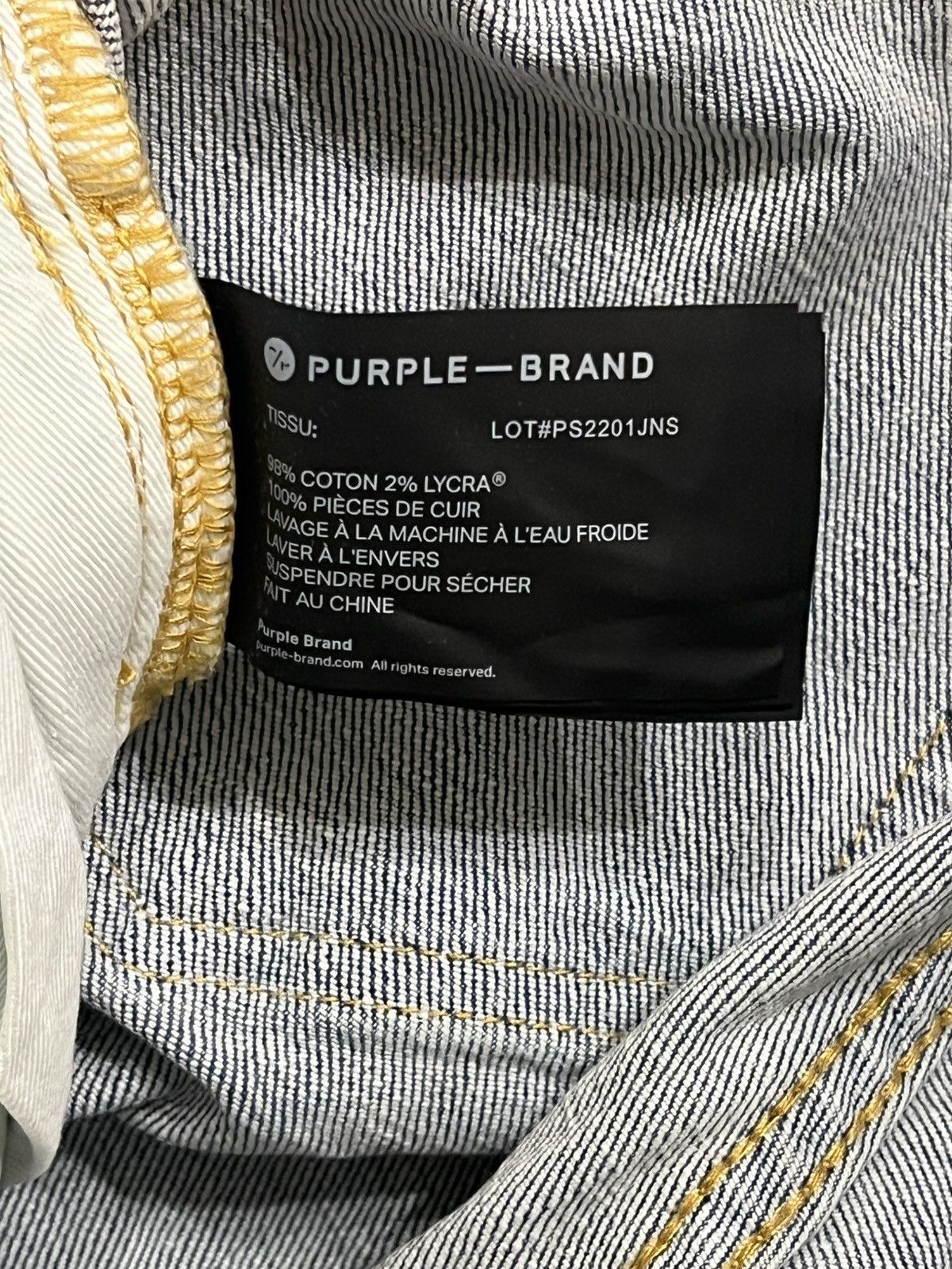 Purple Brand Purple Brand p001yoli122 yellow jeans size 31 NEW Size US 31 - 9 Thumbnail