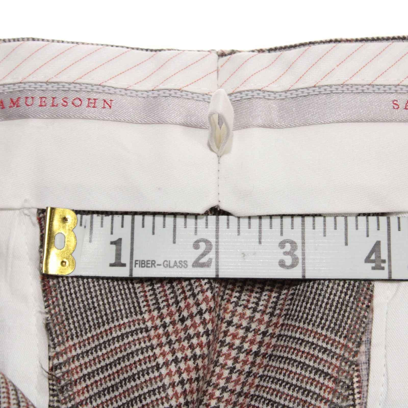 Samuelsohn Samuelsohn New with tags Dress Pants Size 35 US In Brown Size US 35 - 9 Thumbnail